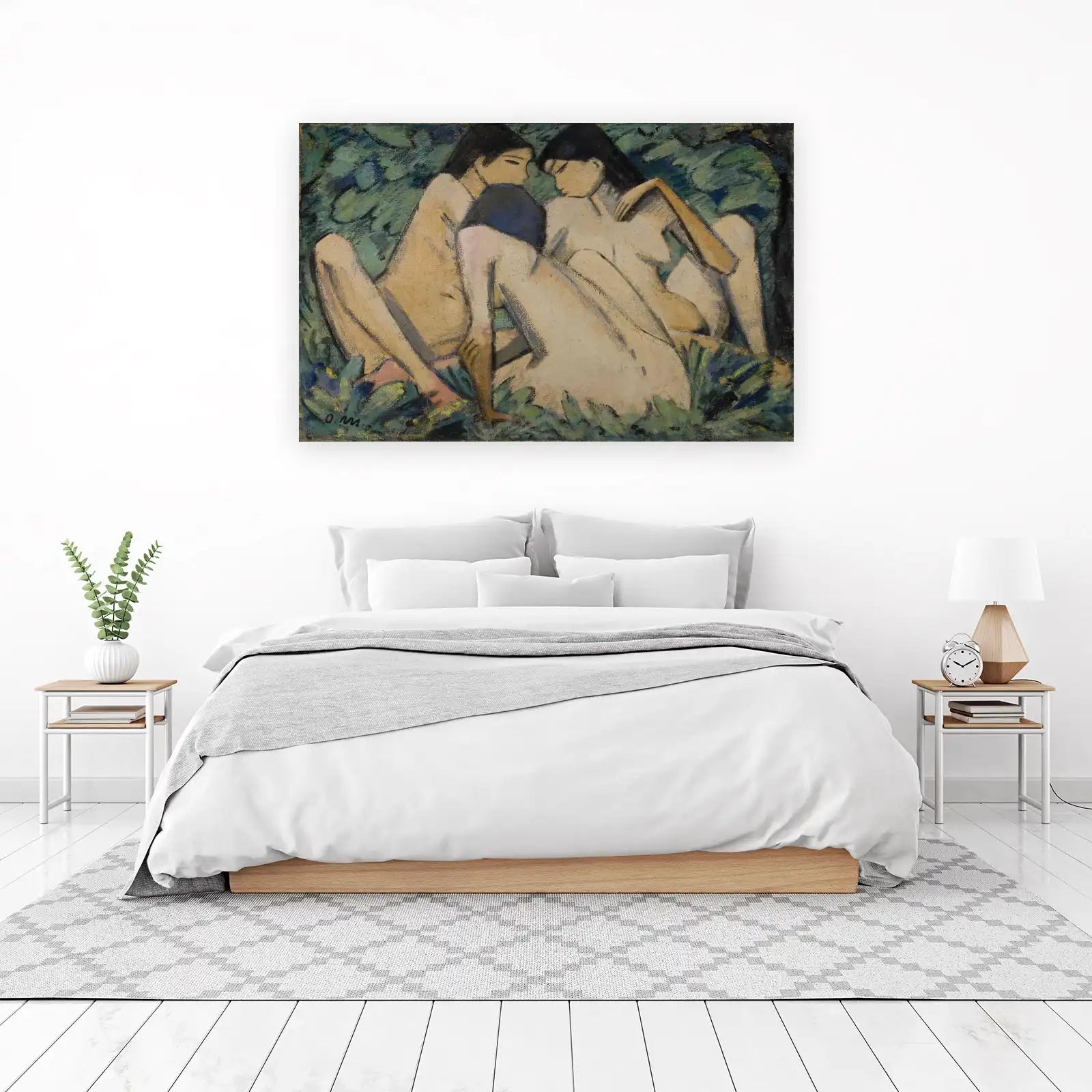 Intimate Figures in Nature Wall Art