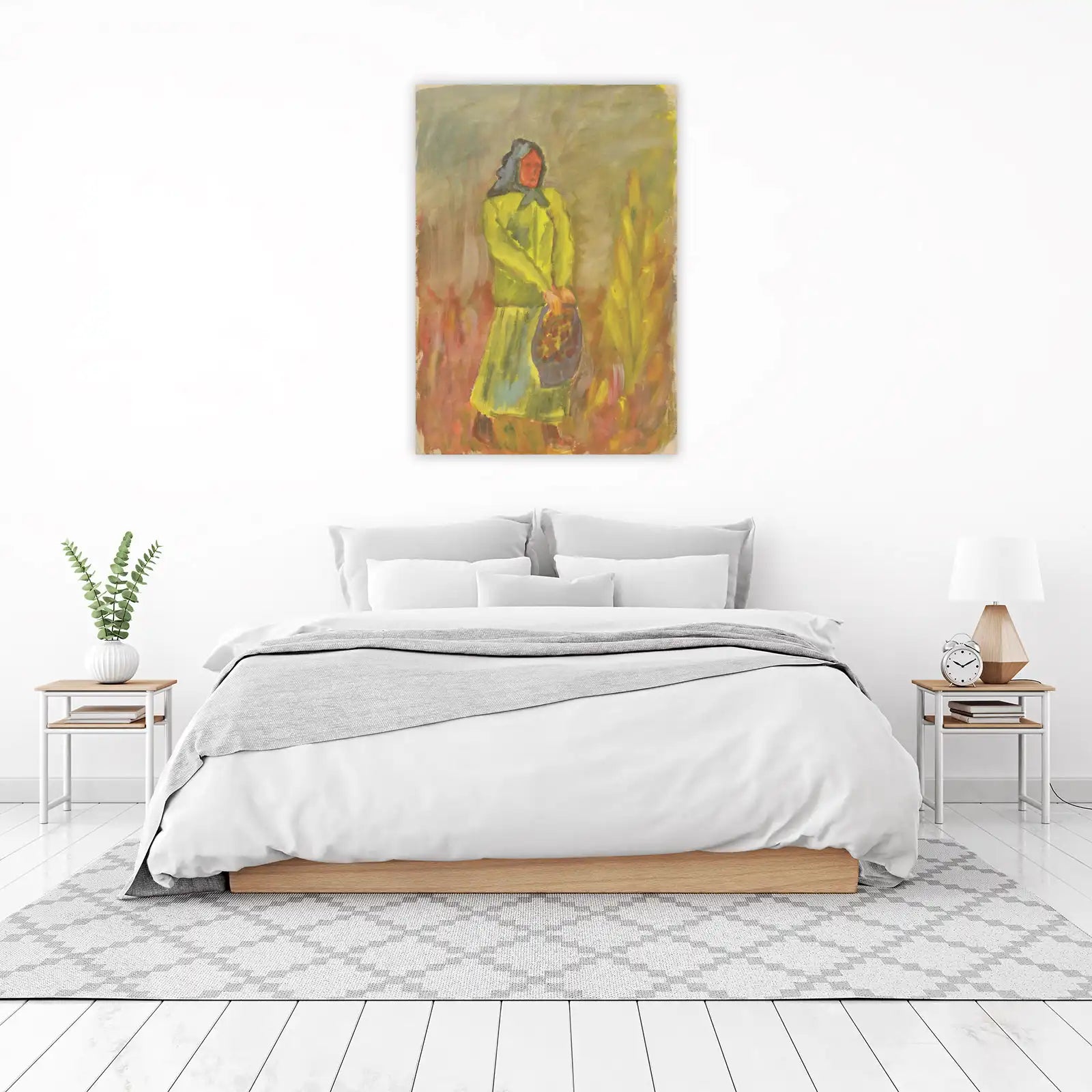 Rustic Harvest Woman Wall Art