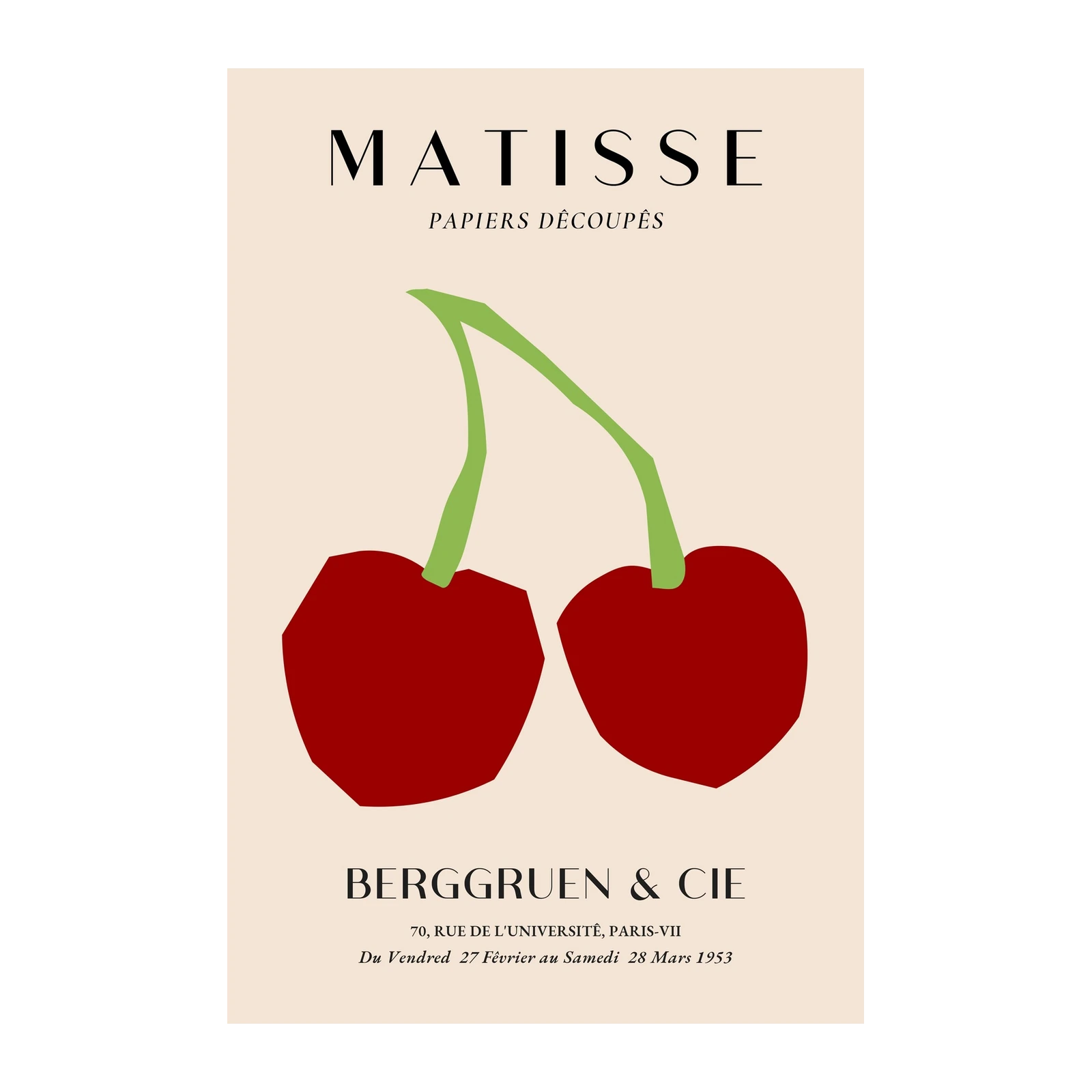 Matisse Cherry Art Wall Art