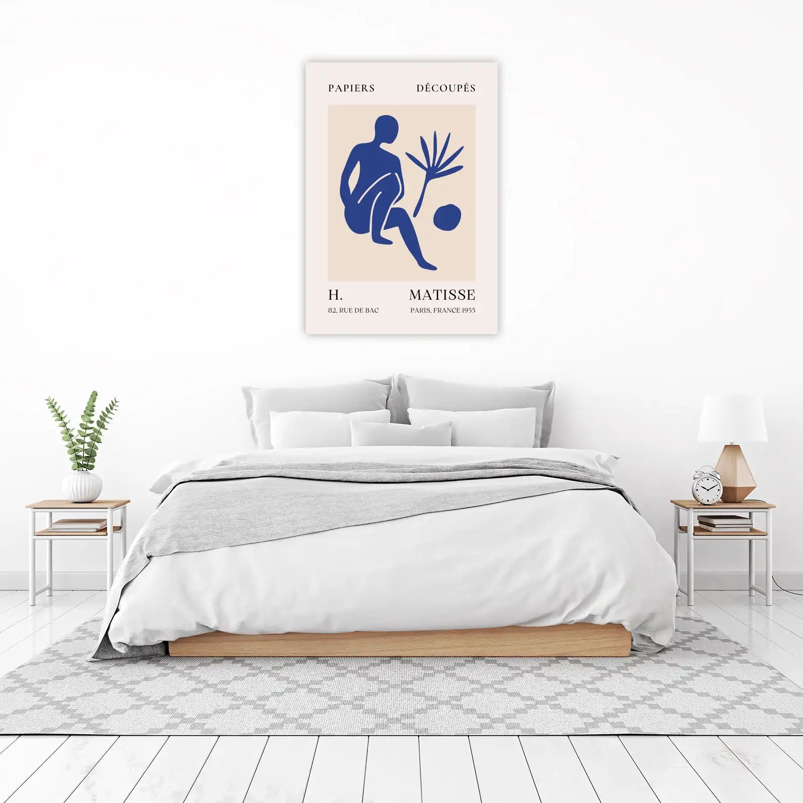 Matisse Inspired Blue Figure Wall Art