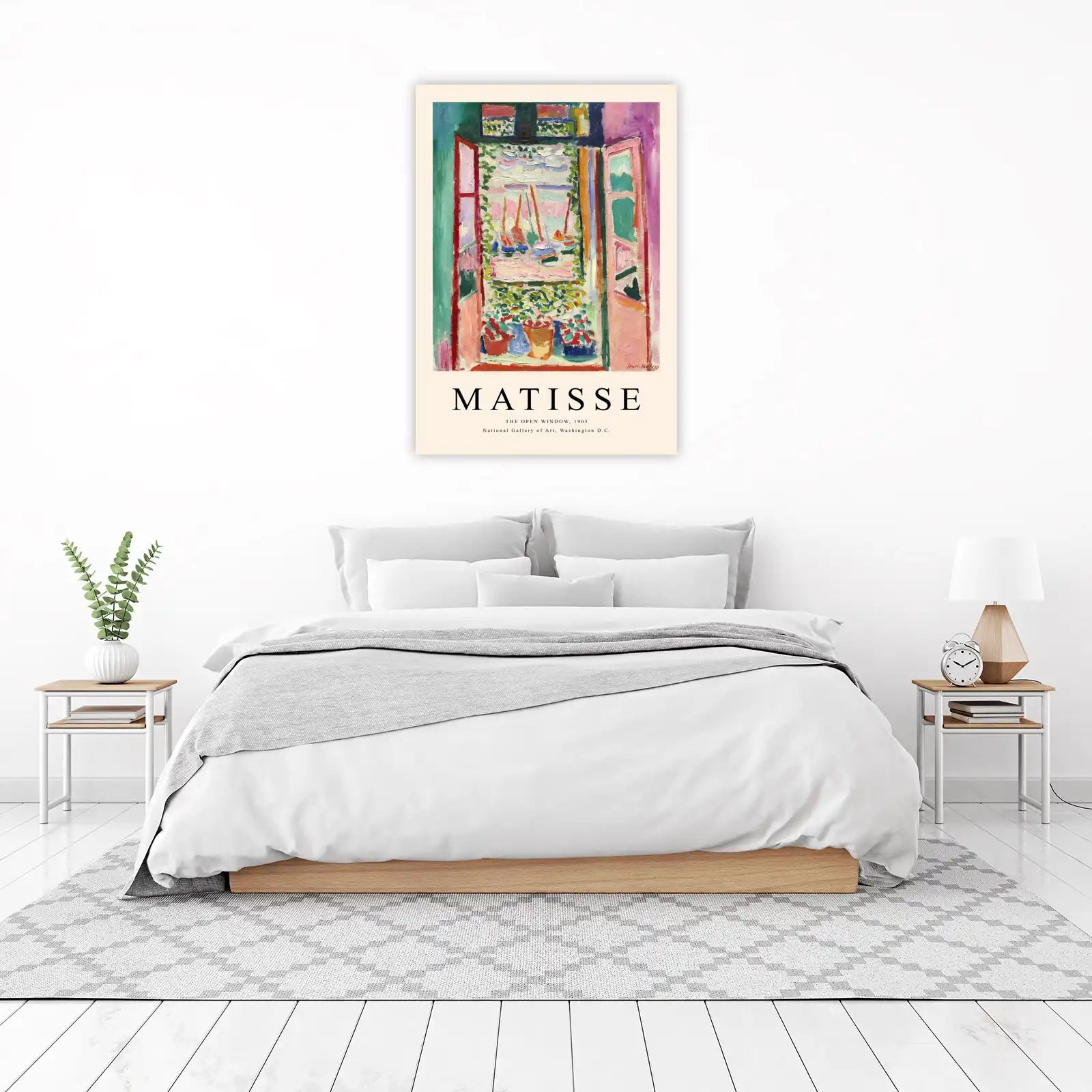 Matisse Open Window Vibrant Sailboats Wall Art