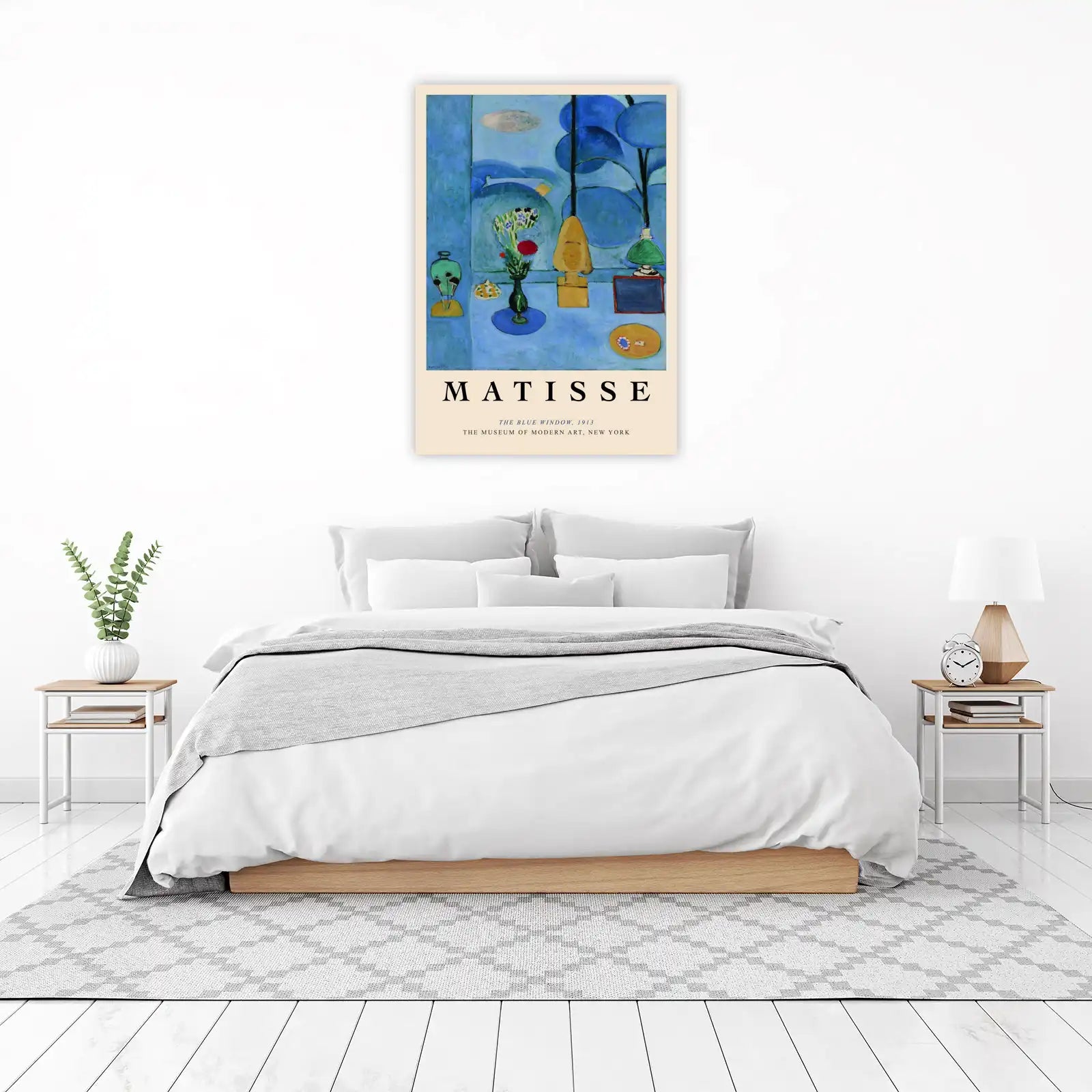 Matisse Blue Window Wall Art - Modern Art