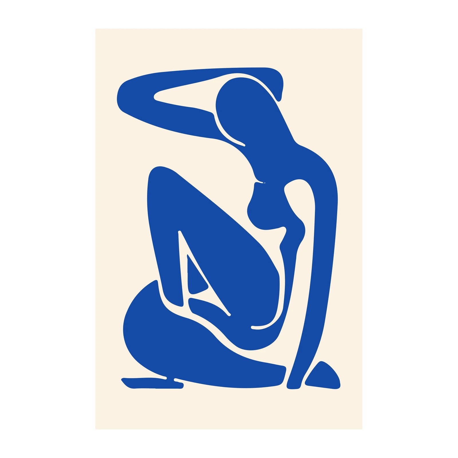 Blue Nude Matisse Inspired Wall Art Wall Art