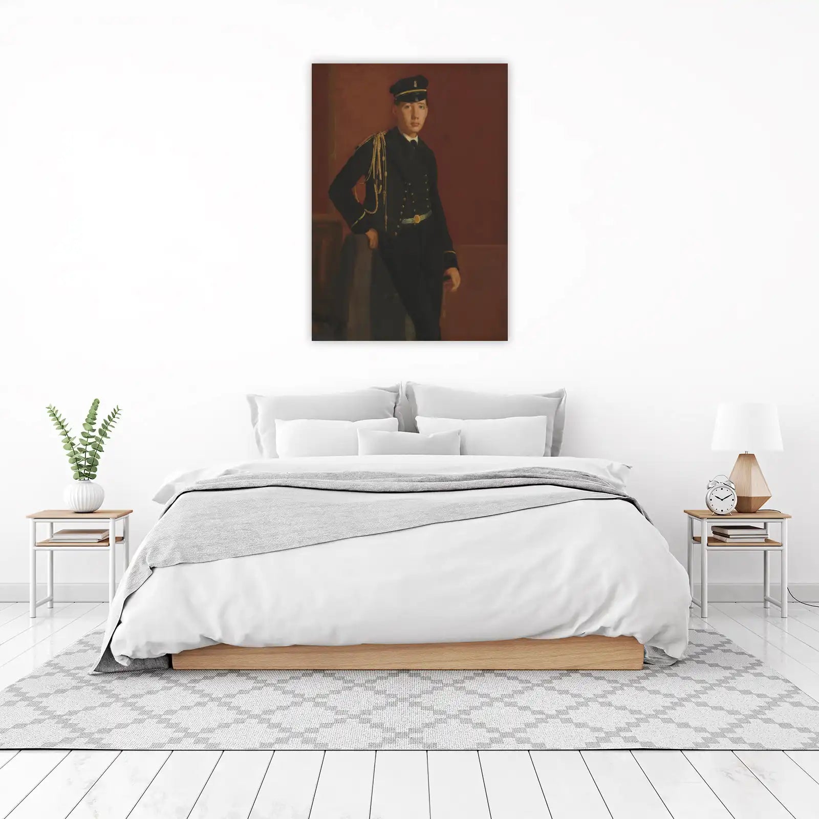 Young Naval Officer Portrait Wall Art