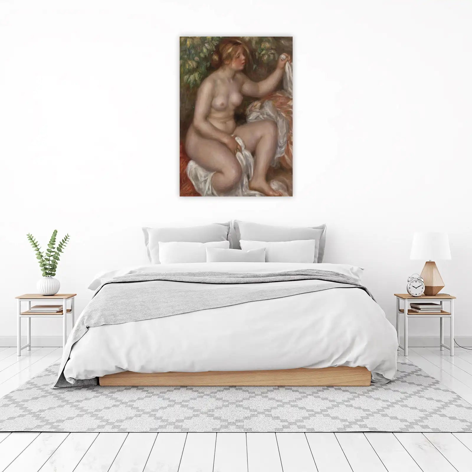 Renoir's Bather on Wall Art