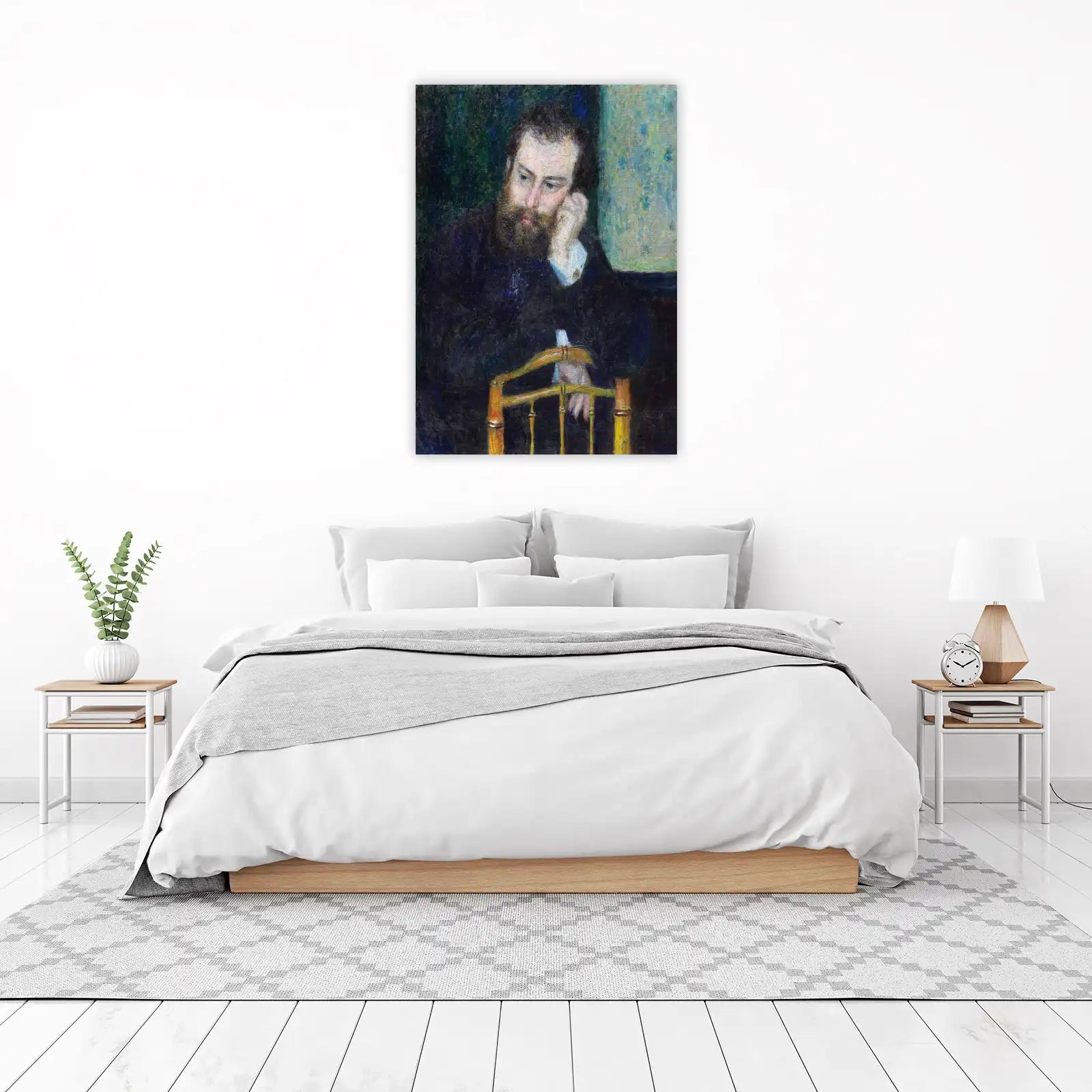 Thoughtful Man Portrait Wall Art
