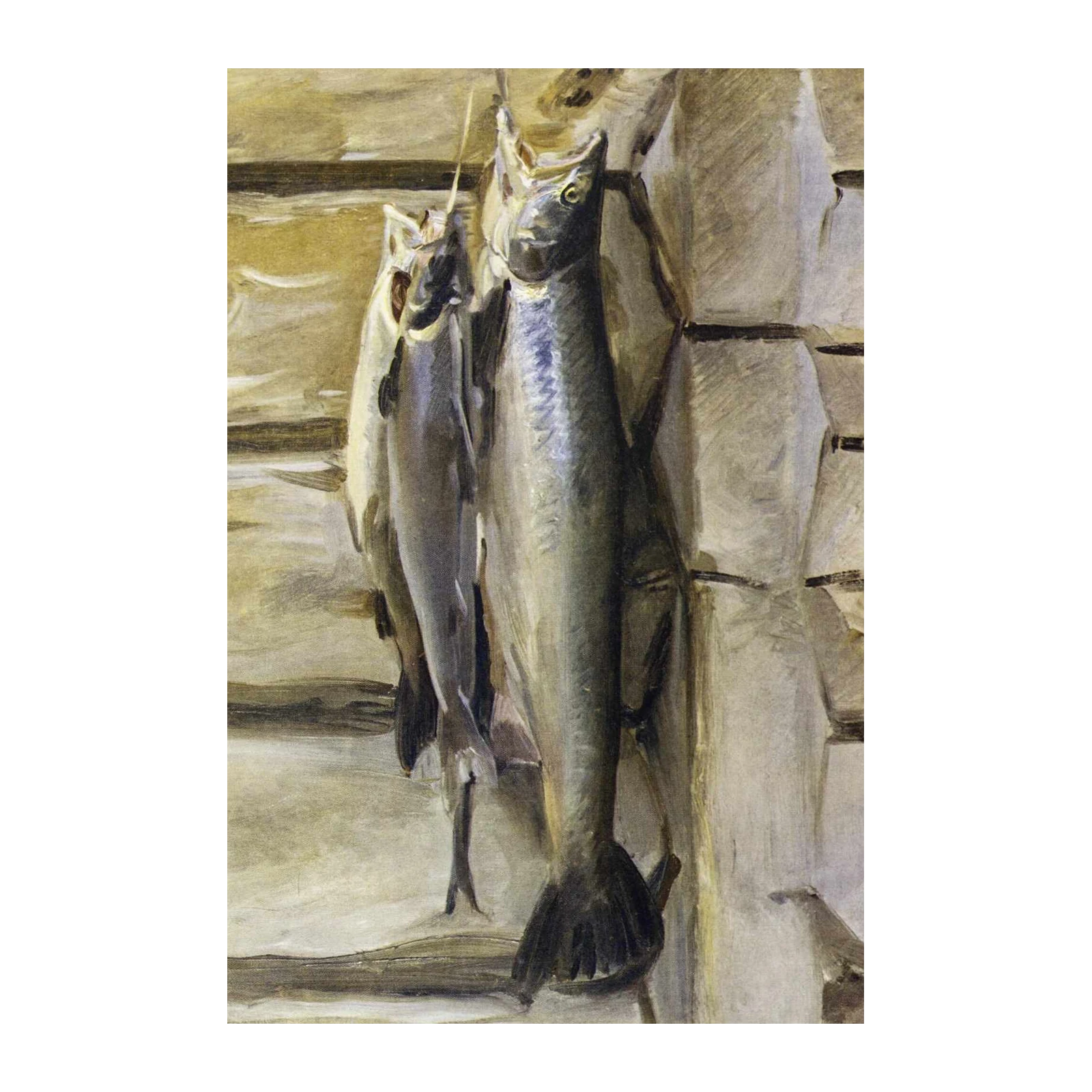 Coastal Catch Fresh Fish Hanging Wall Art