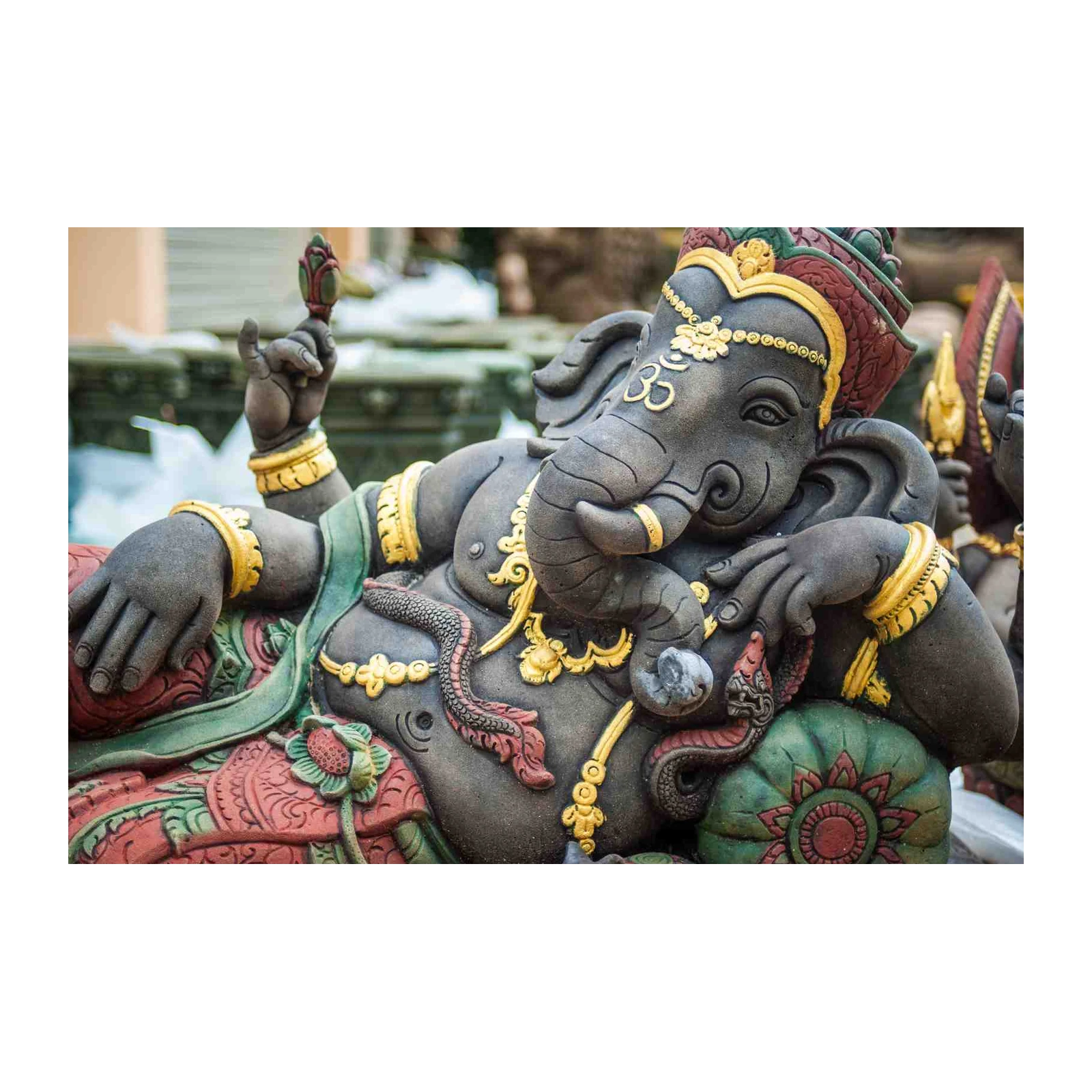 Serene Ganesha Elephant God Wall Art