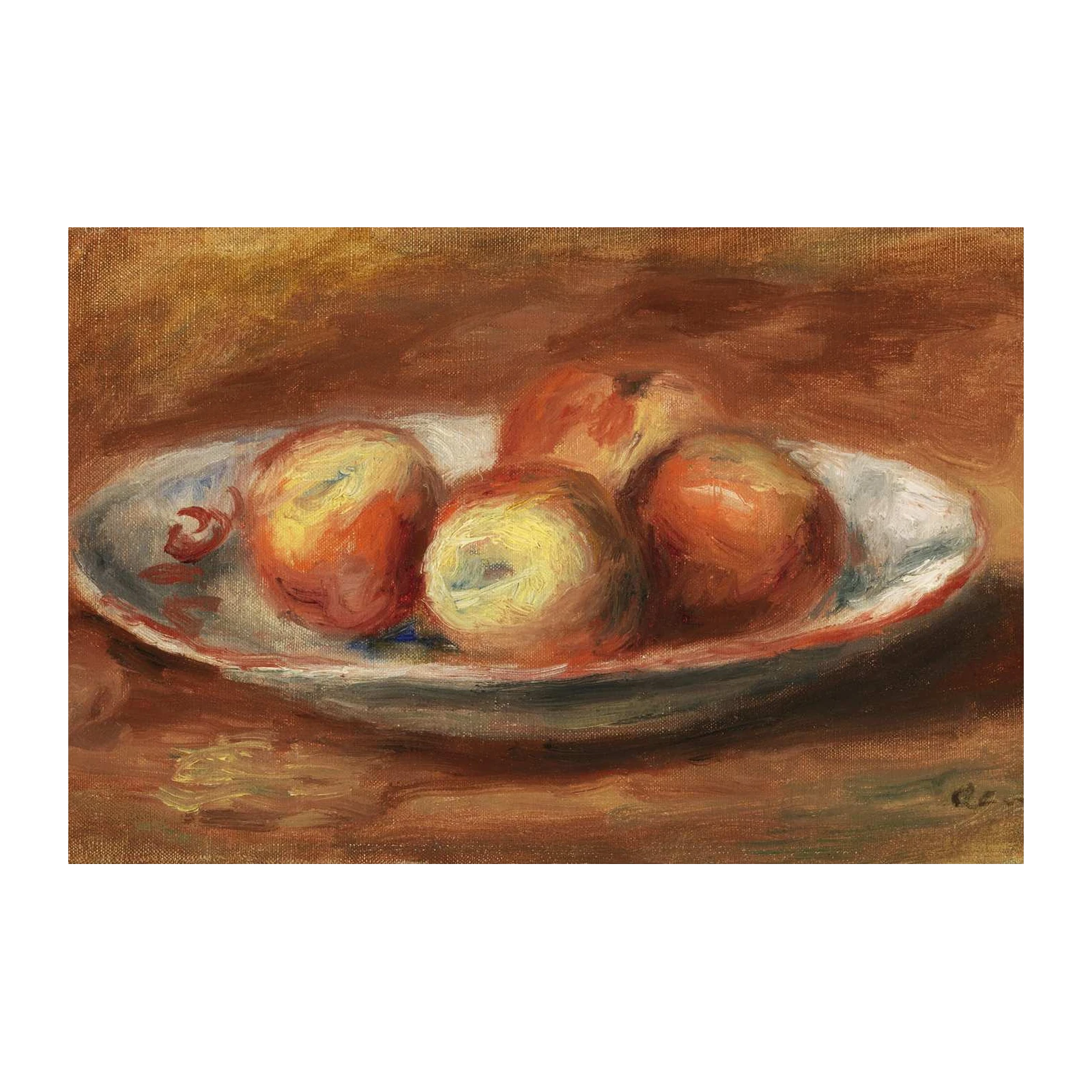 Vibrant Still Life Apples Wall Art