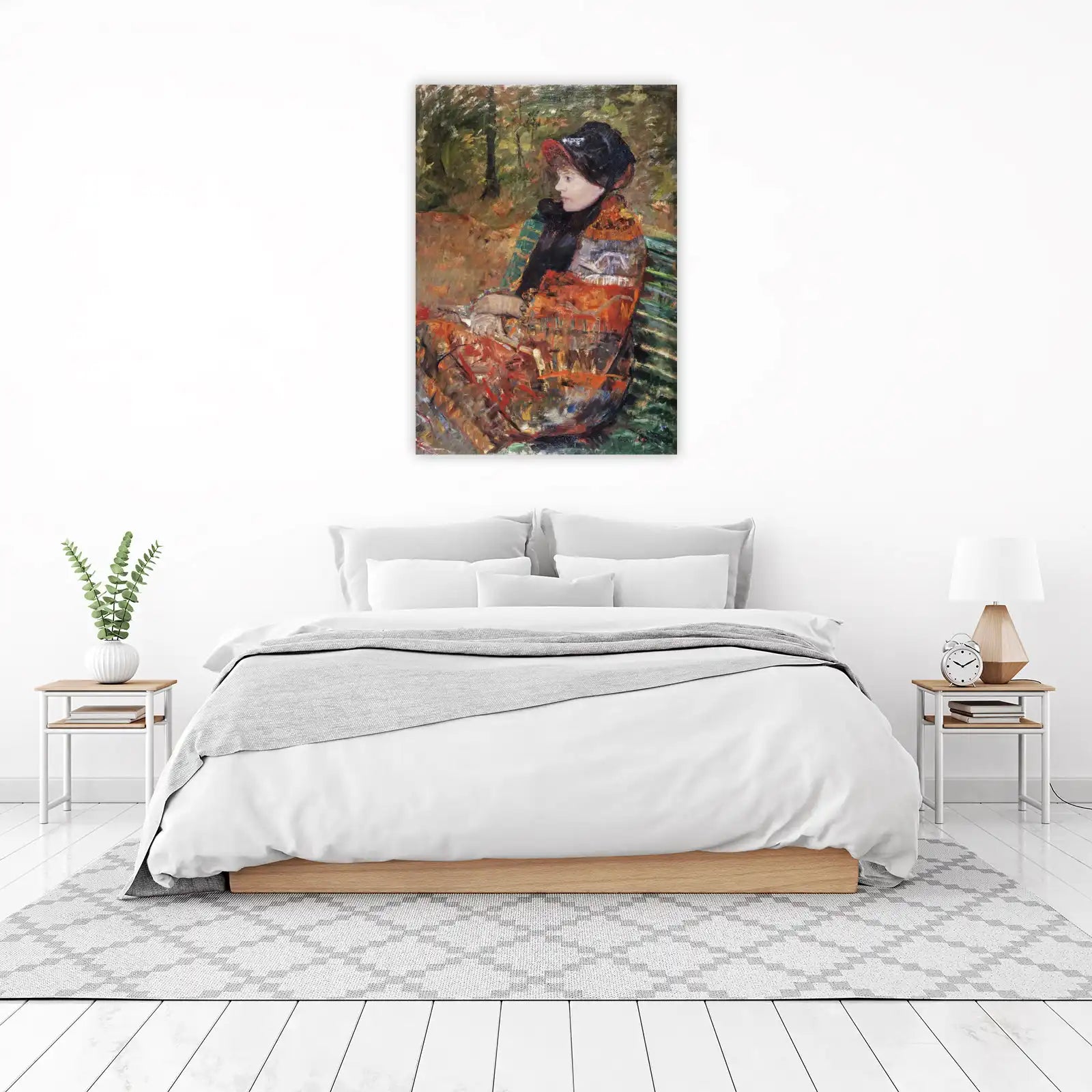 Impressionist Woman in Nature Wall Art