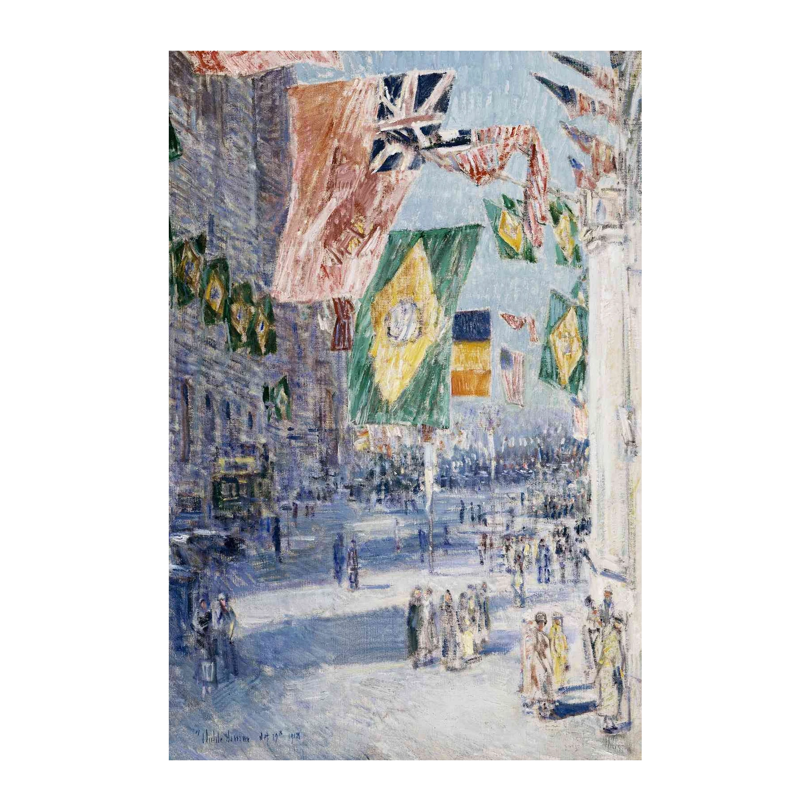 Vibrant Parade Street Scene Wall Art