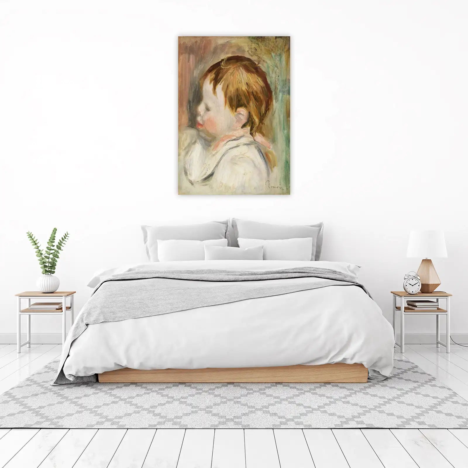 Impressionist Child Portrait Fine Art Wall Art