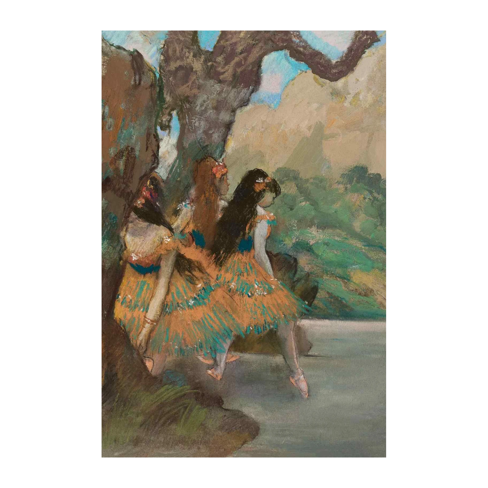 Impressionist Ballet Dancers Wall Art