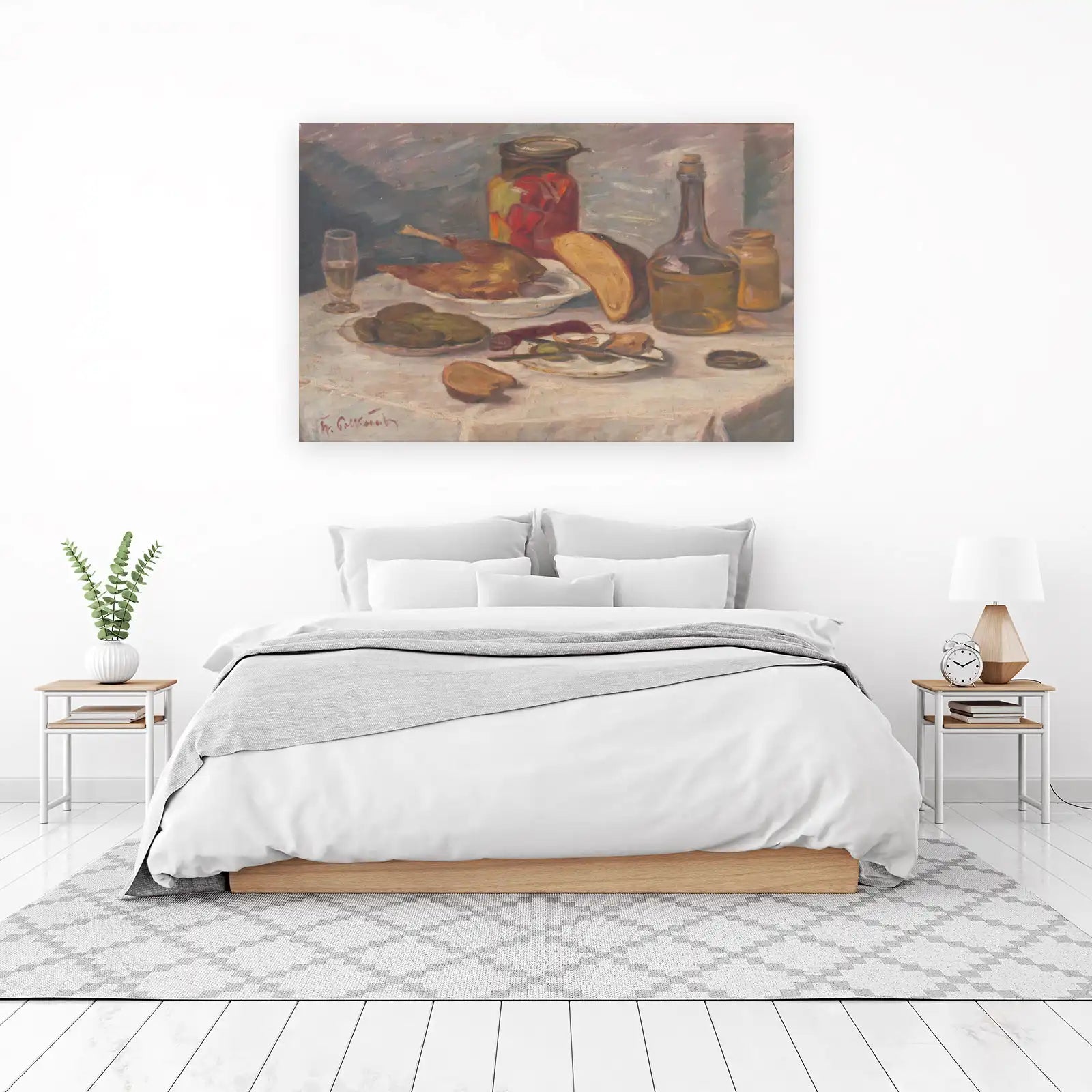 Rich Feast Still Life Food Art Wall Art