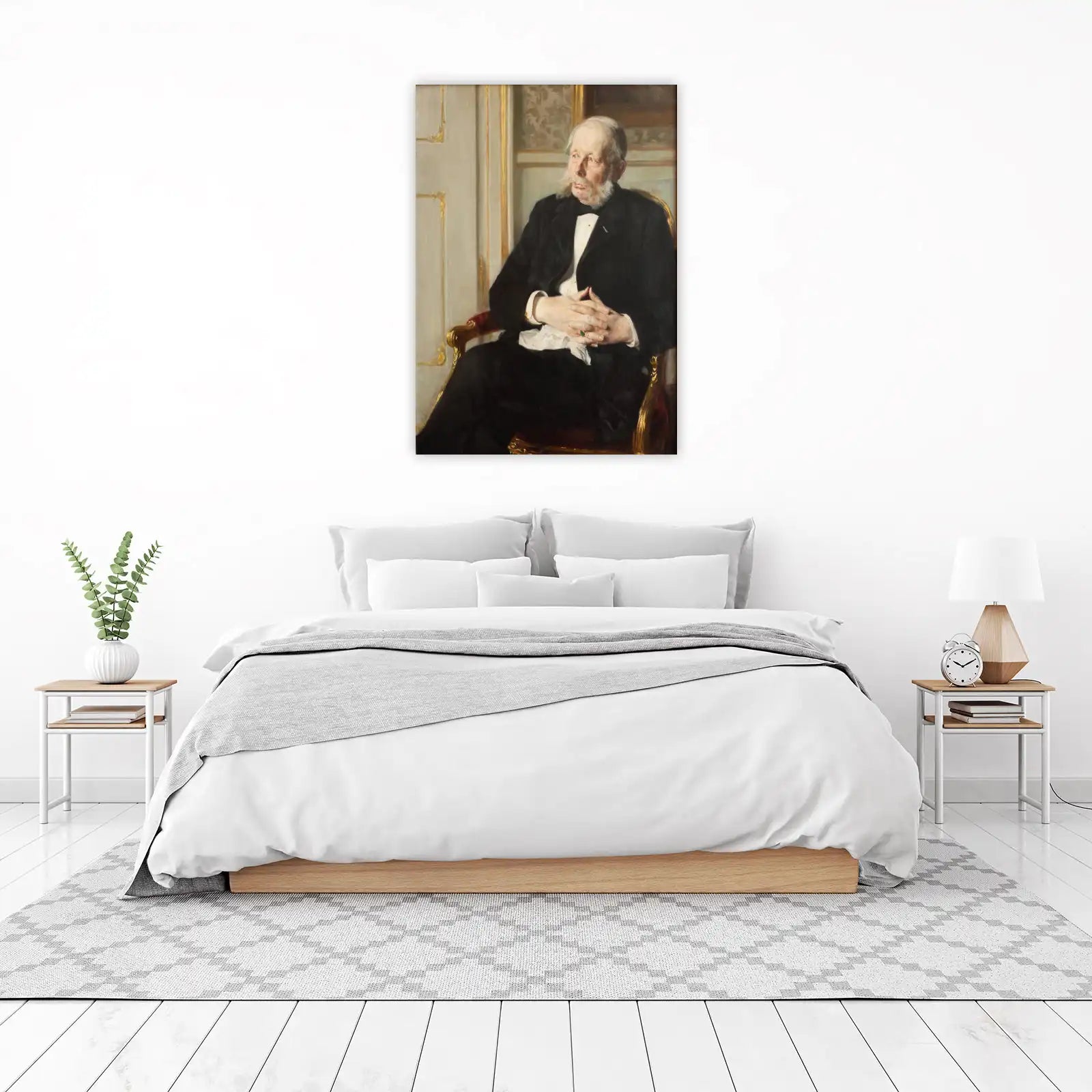 Distinguished Gentleman Portrait Wall Art