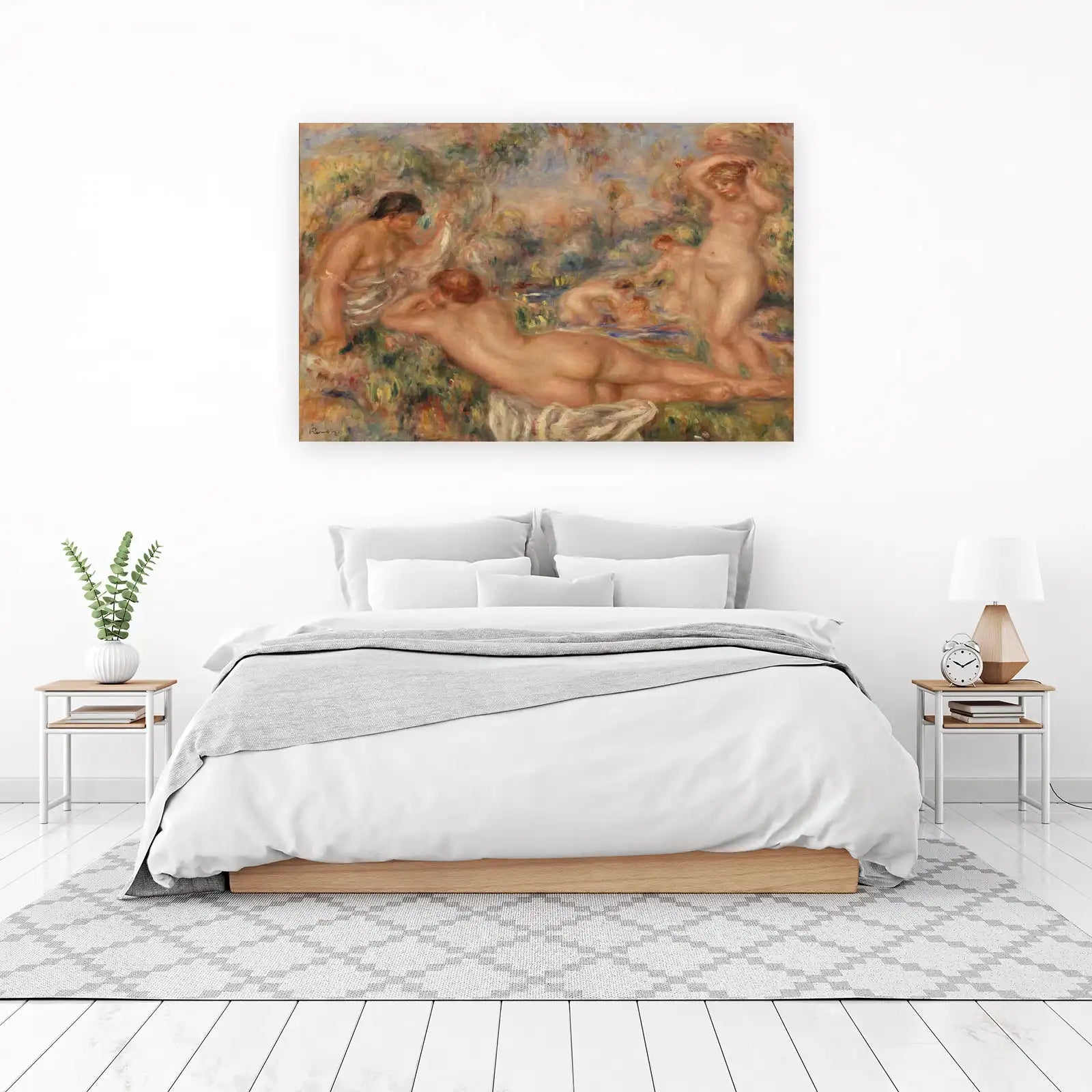 Renoir's Bathers Impressionist Art Wall Art