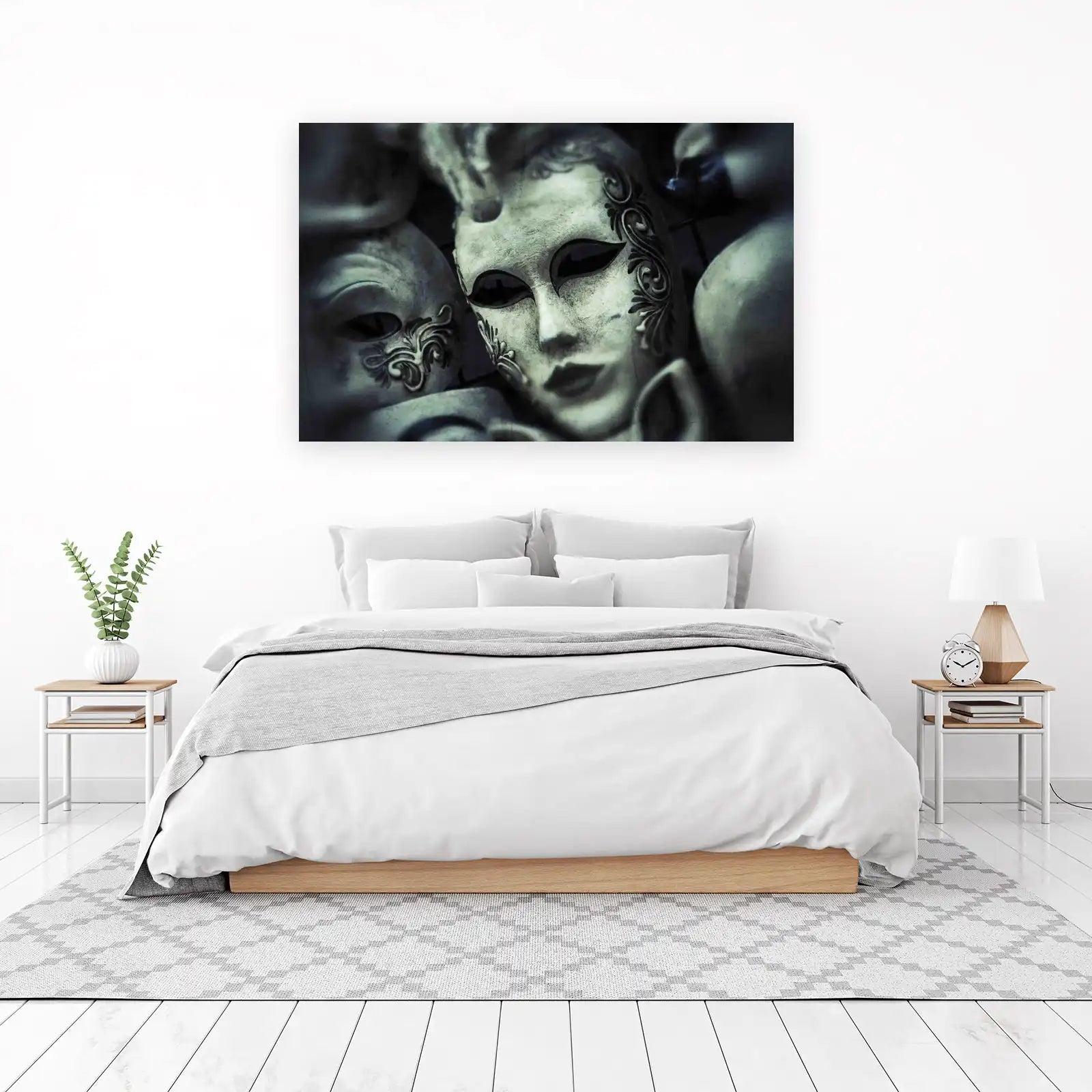 Mysterious Masquerade Masks Wall Art