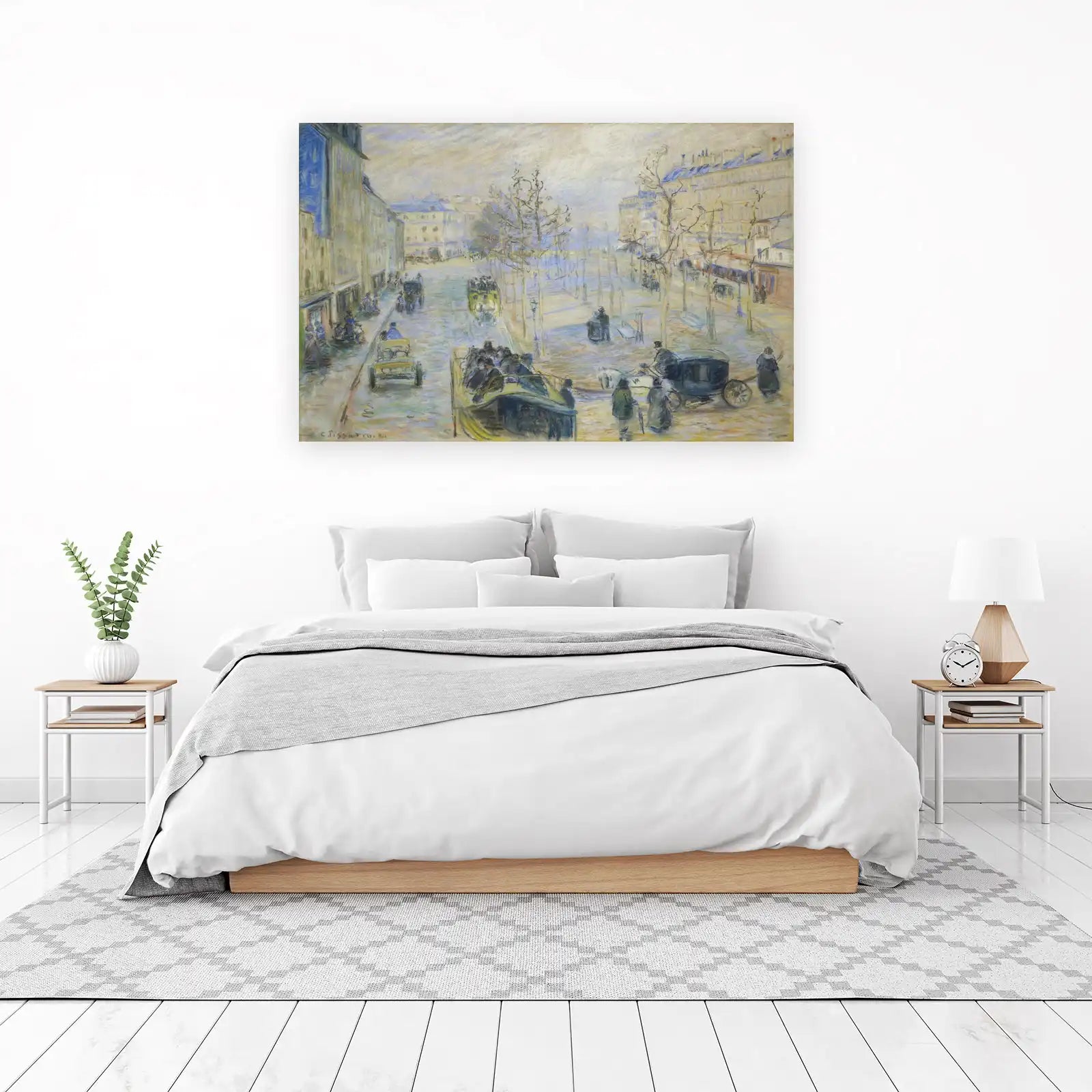 Parisian Boulevard Impressionist Wall Art