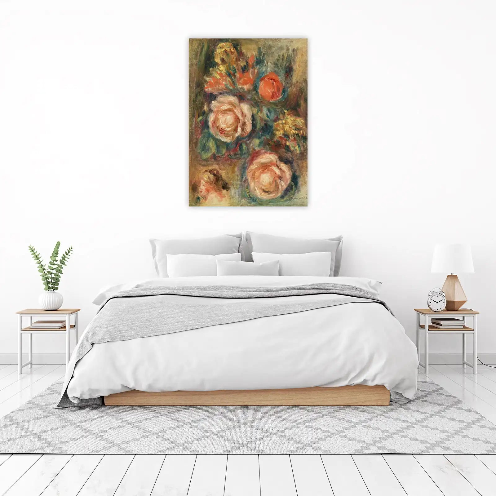 Impressionist Rose Garden Wall Art