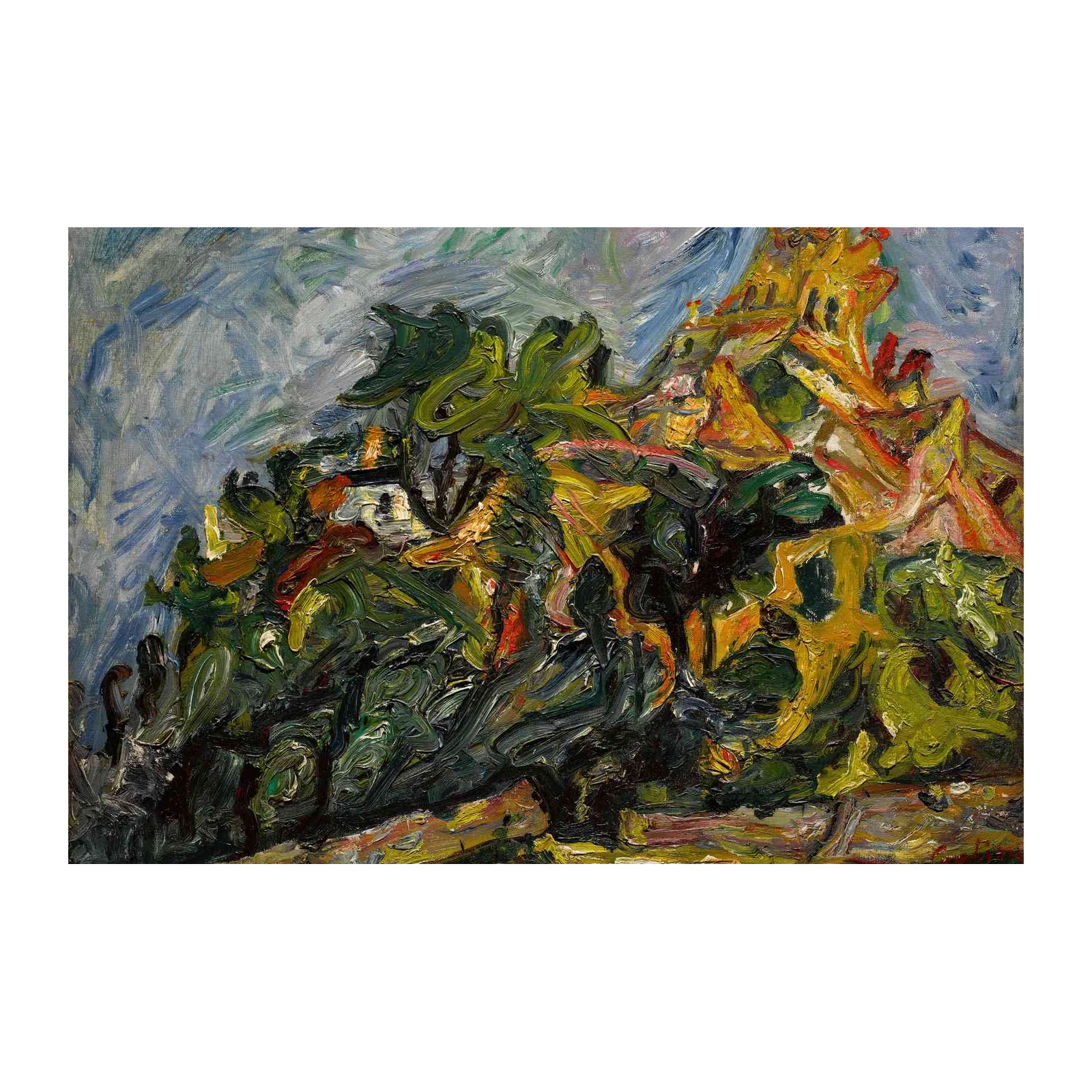 Vibrant Landscape Impressionist Wall Art