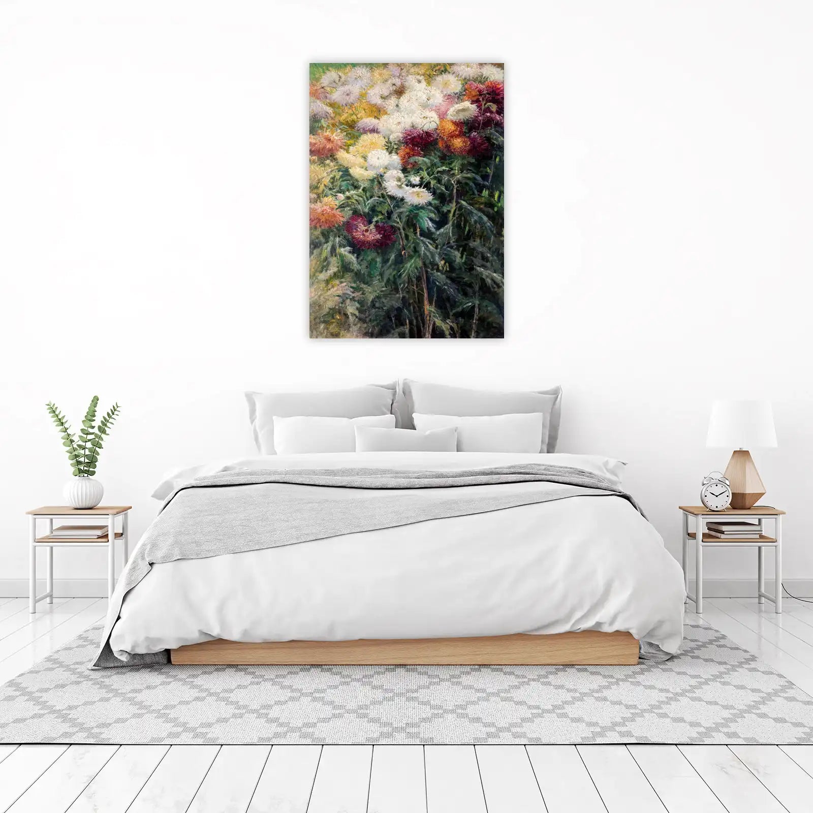 Vibrant Chrysanthemum Garden Wall Art