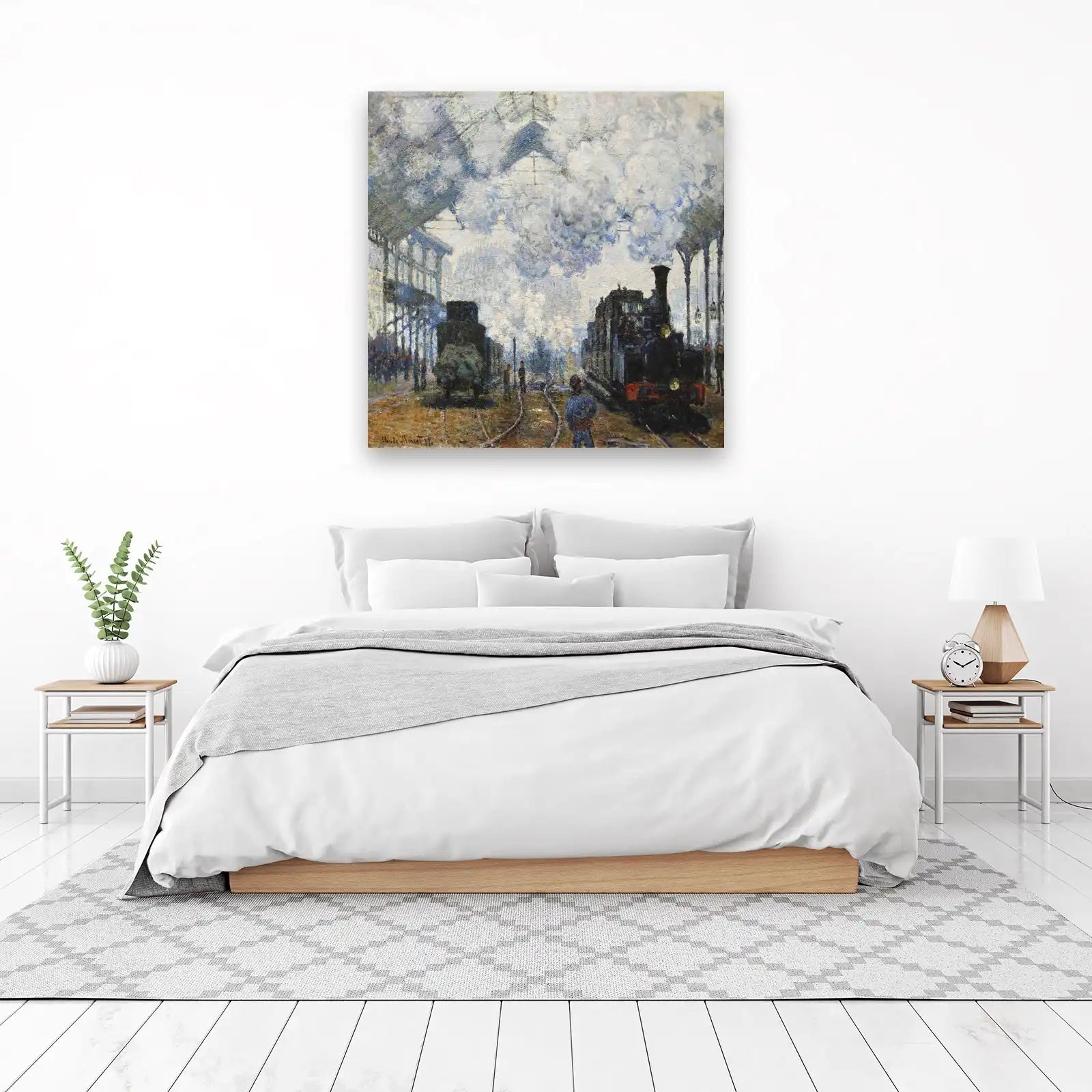 Impressionist Train Station Wall Art