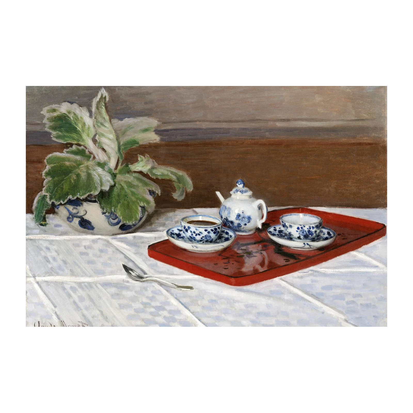 Impressionist Still Life Tea Set Wall Art