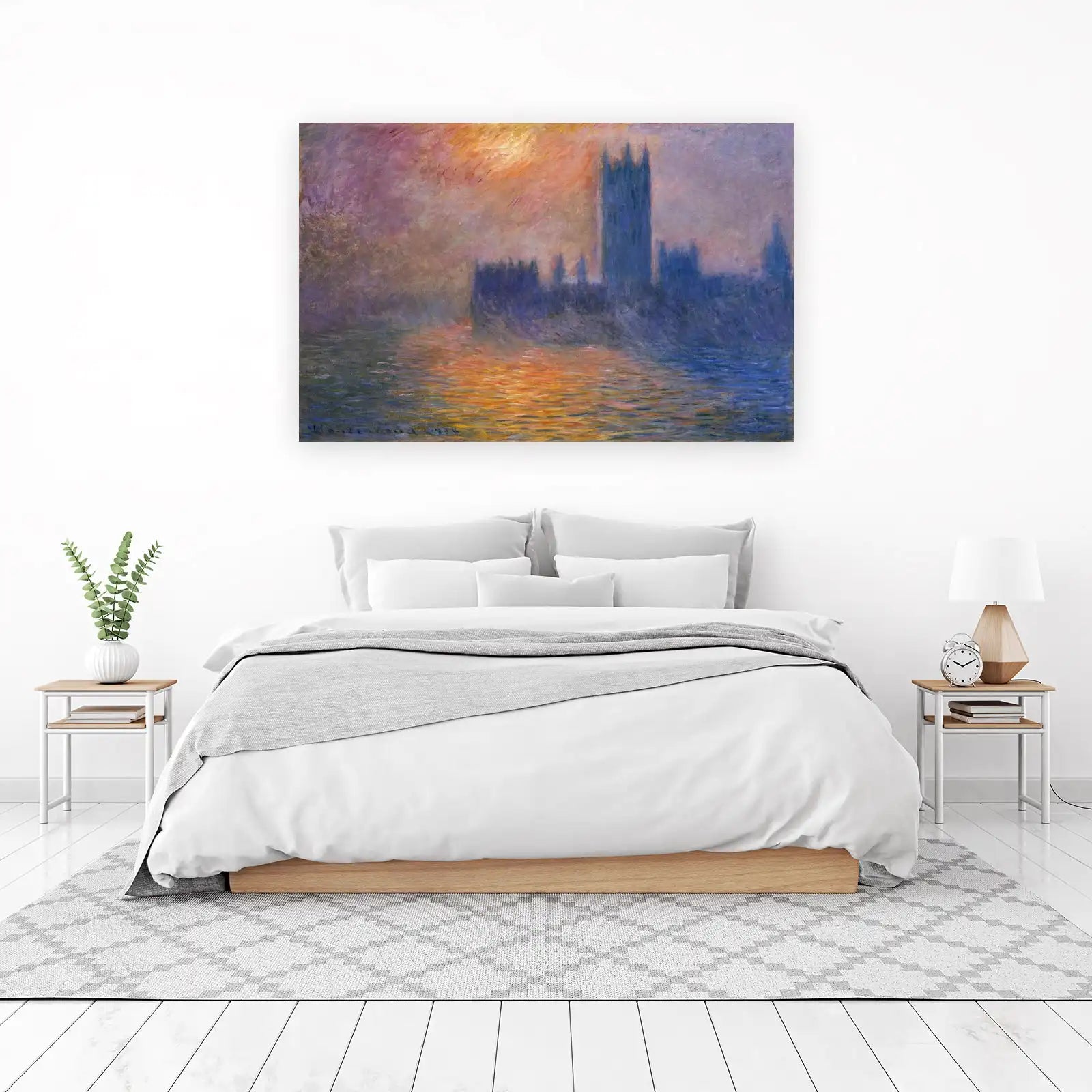 Impressionist London Parliament Wall Art
