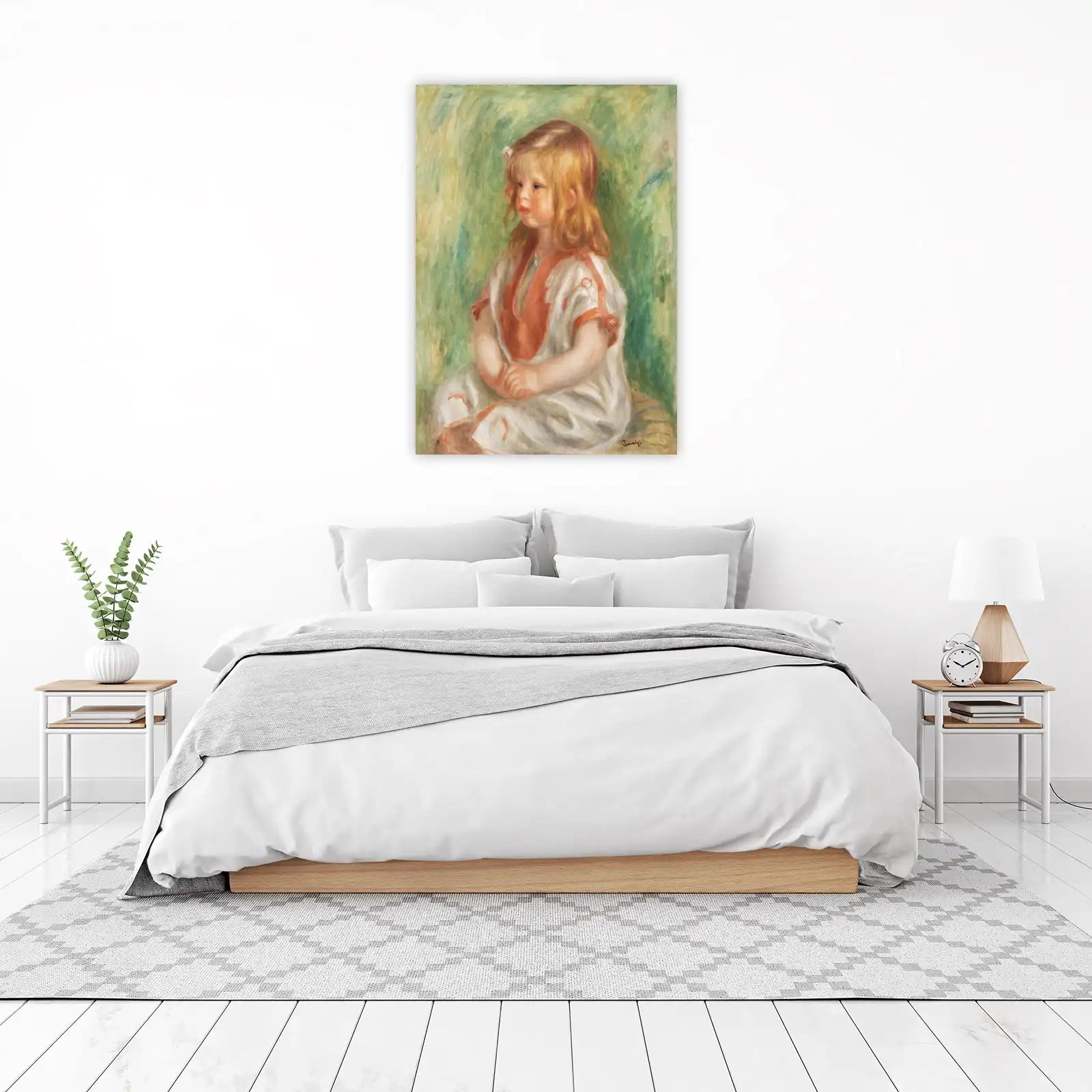Renoir Girl Portrait Impressionist Wall Art