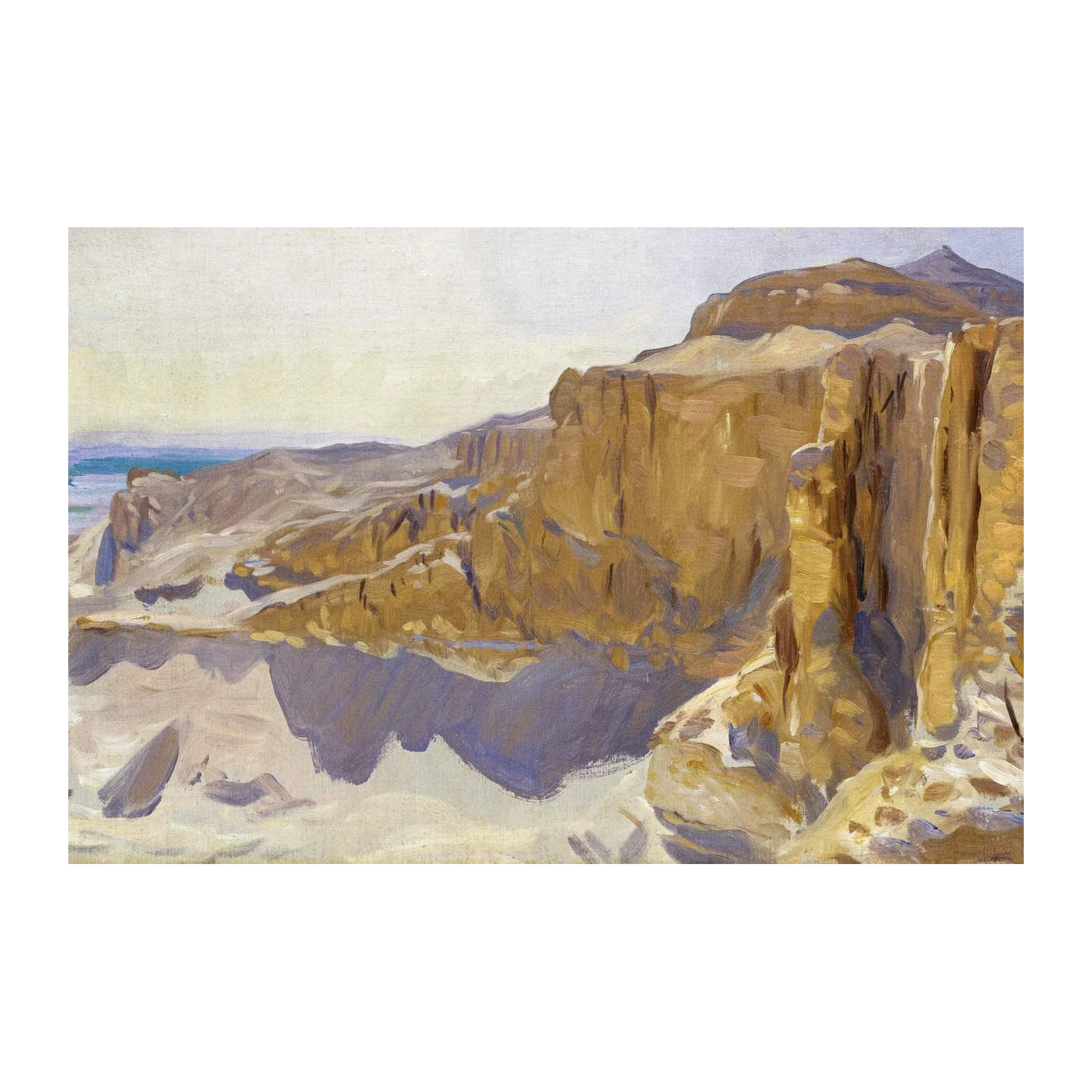 Golden Canyon Landscape Wall Art