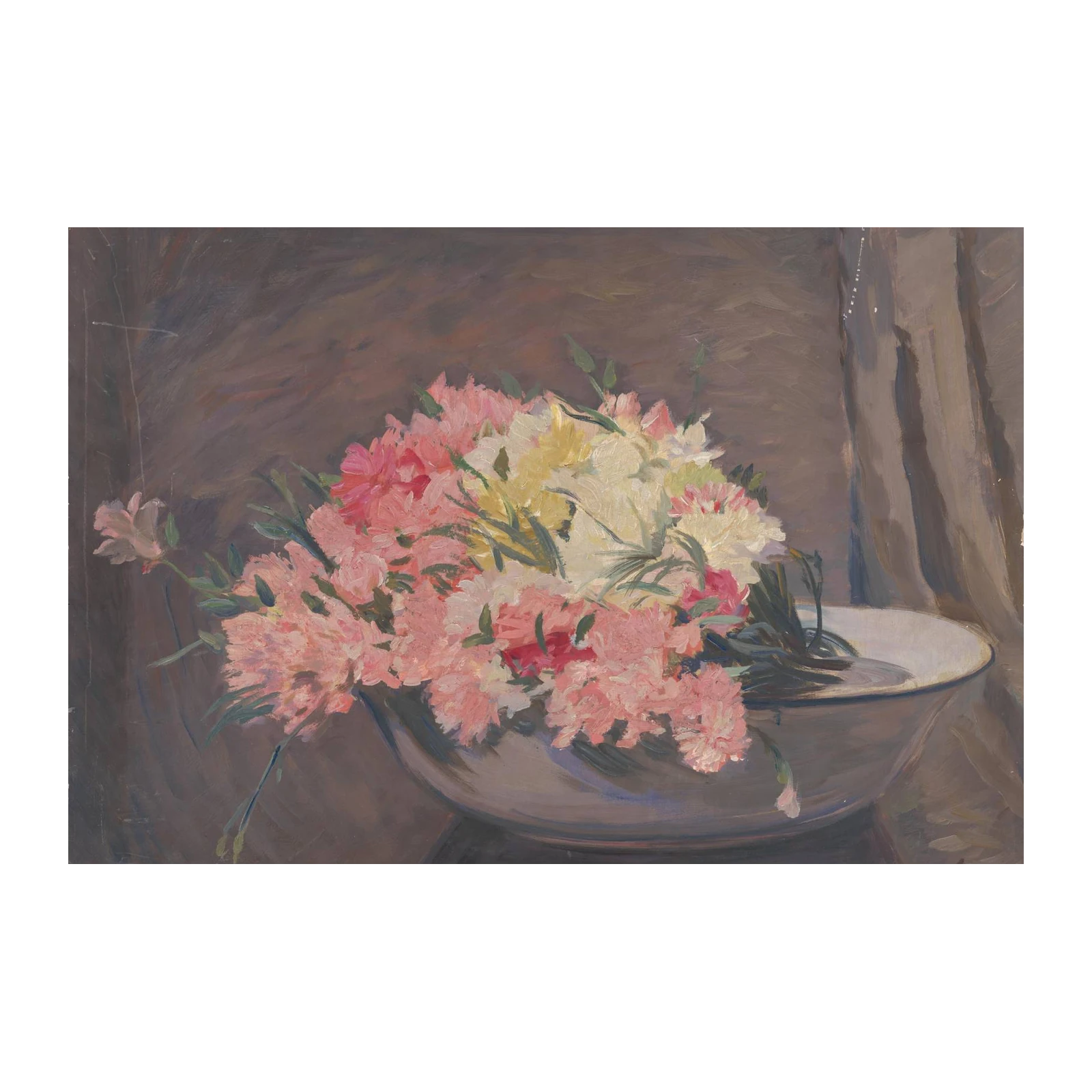 Soft Pink Carnation Still Life Wall Art