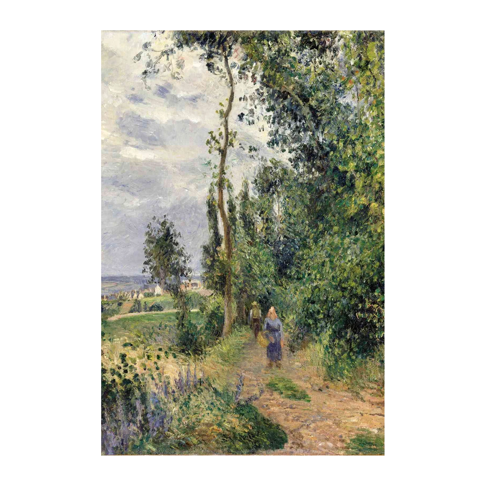 Impressionist Landscape Path Wall Art
