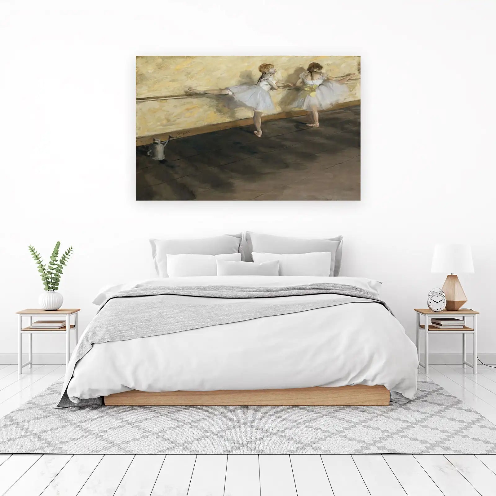 Ballet Dancers Rehearsal Impressionist Wall Art