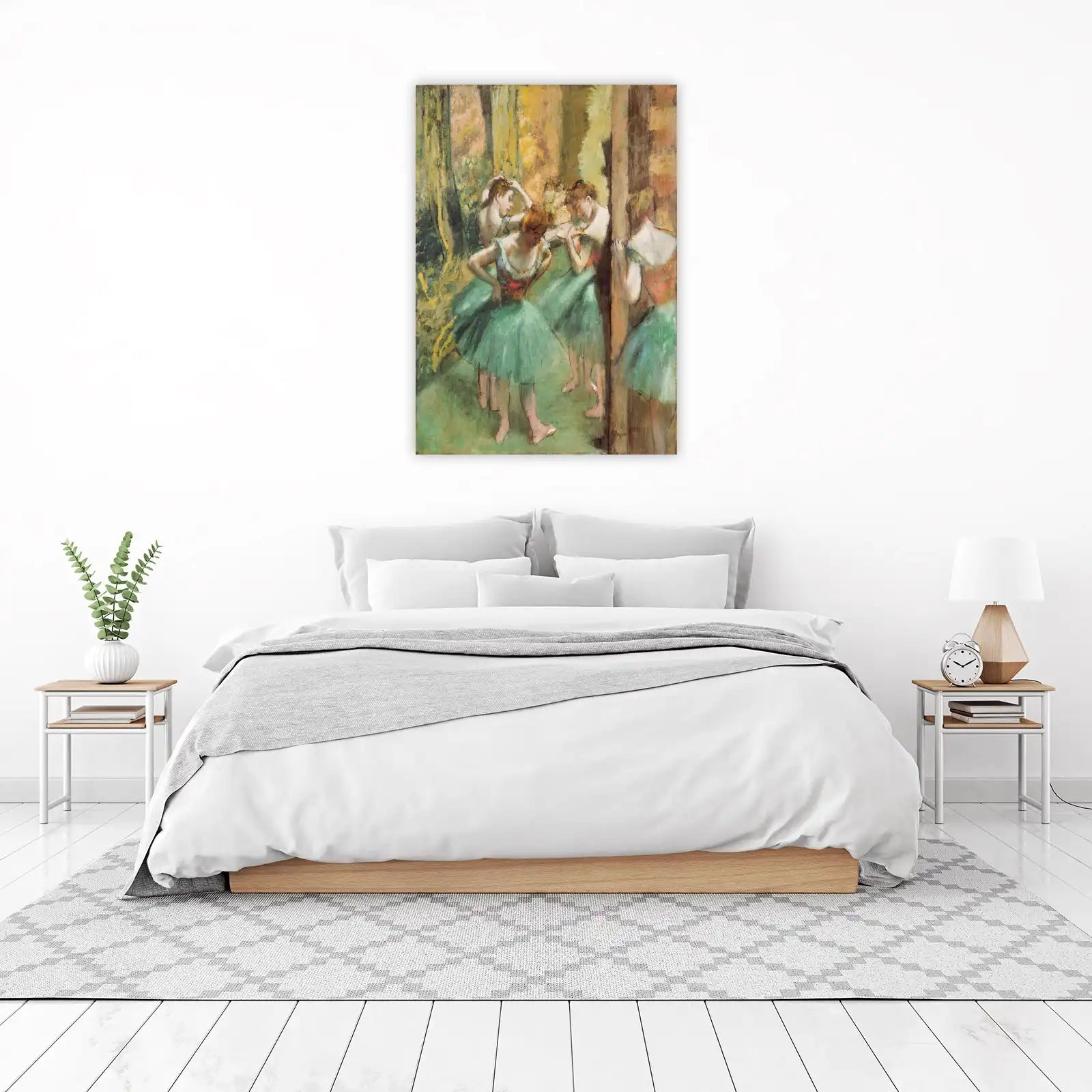 Ballet Dancers Offstage Impressionist Wall Art