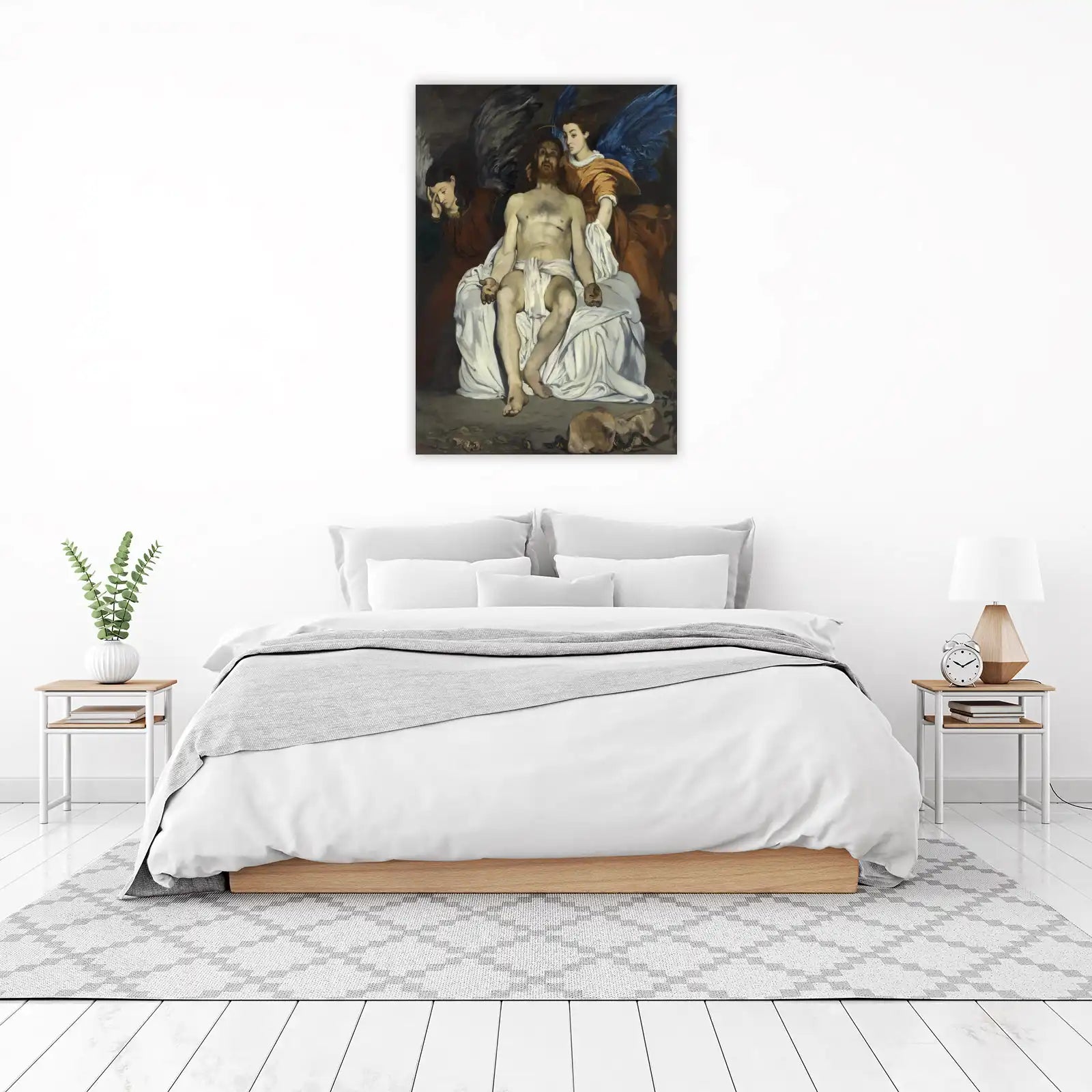 Religious Angels with Christ Wall Art