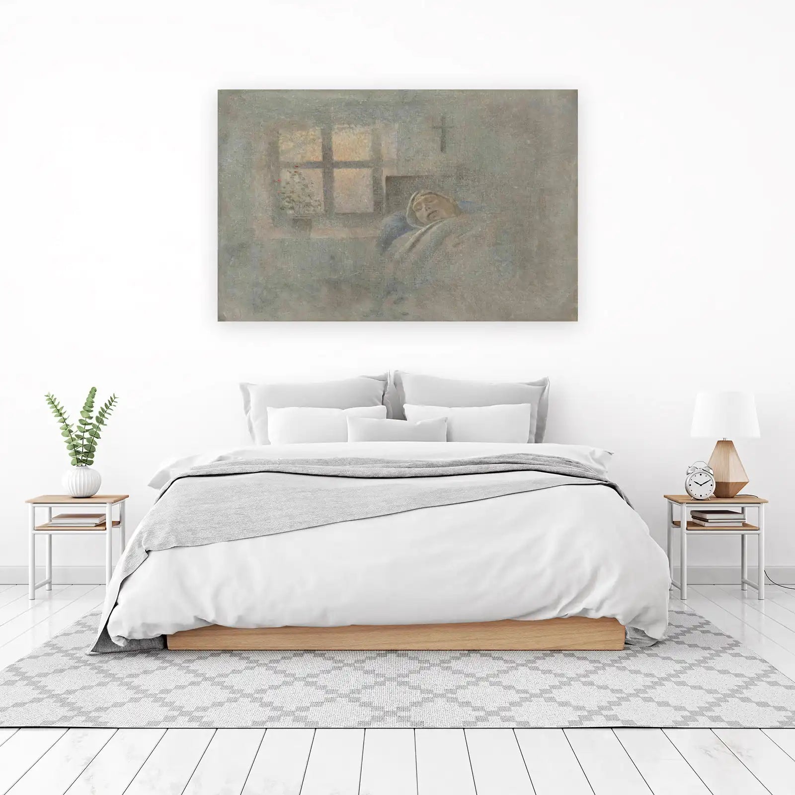 Serene Slumber: Tranquil Portrait Wall Art