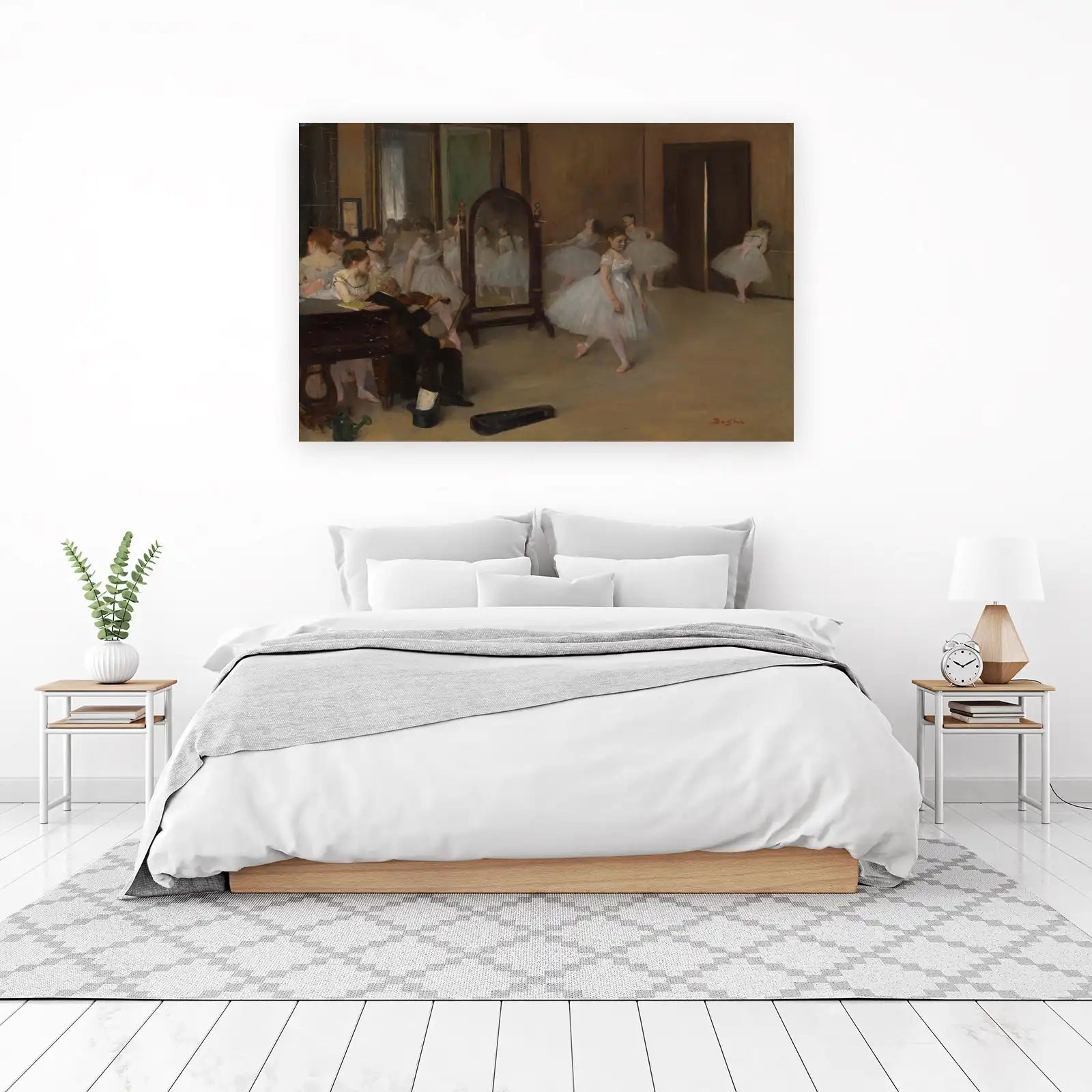 Ballet Dancers Rehearsal Impressionist Wall Art