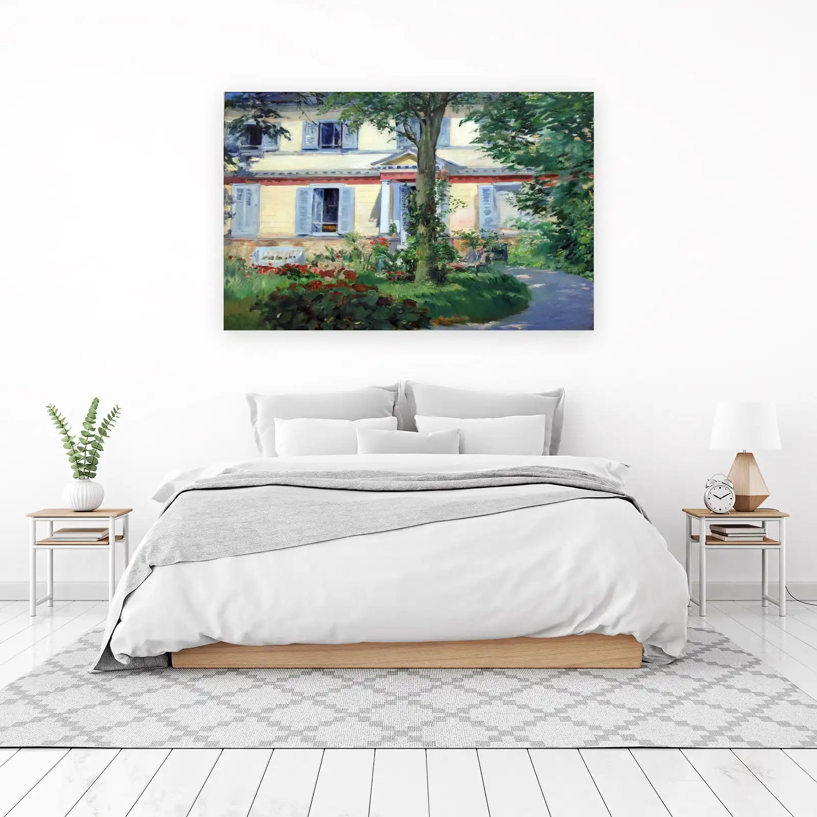 Impressionist Garden House Wall Art