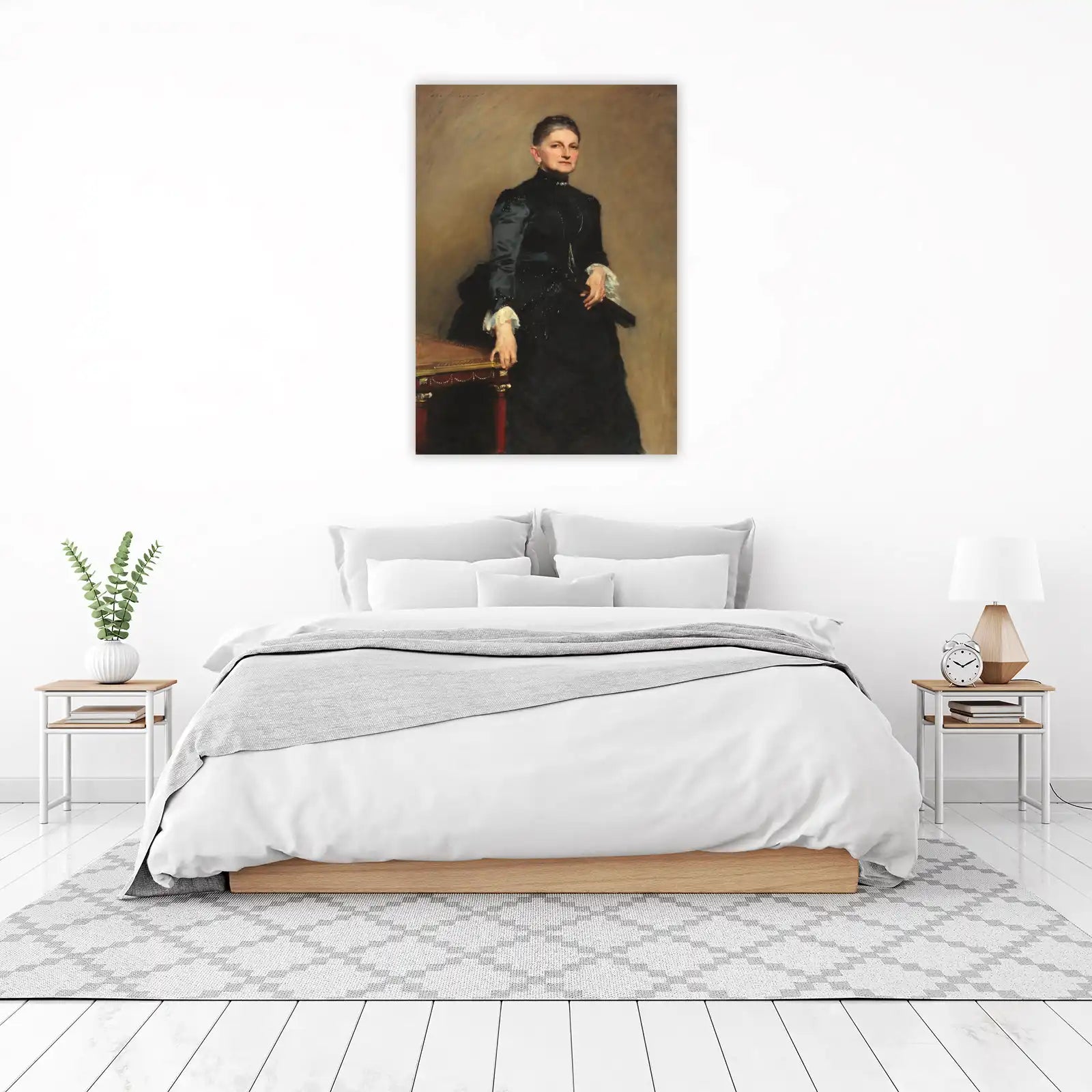 Elegant Lady Portrait Wall Art