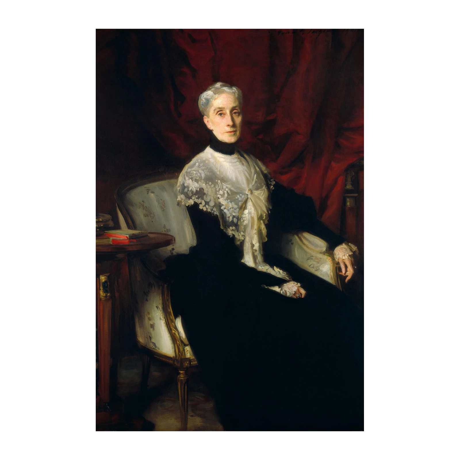 Elegant Victorian Lady Portrait Wall Art