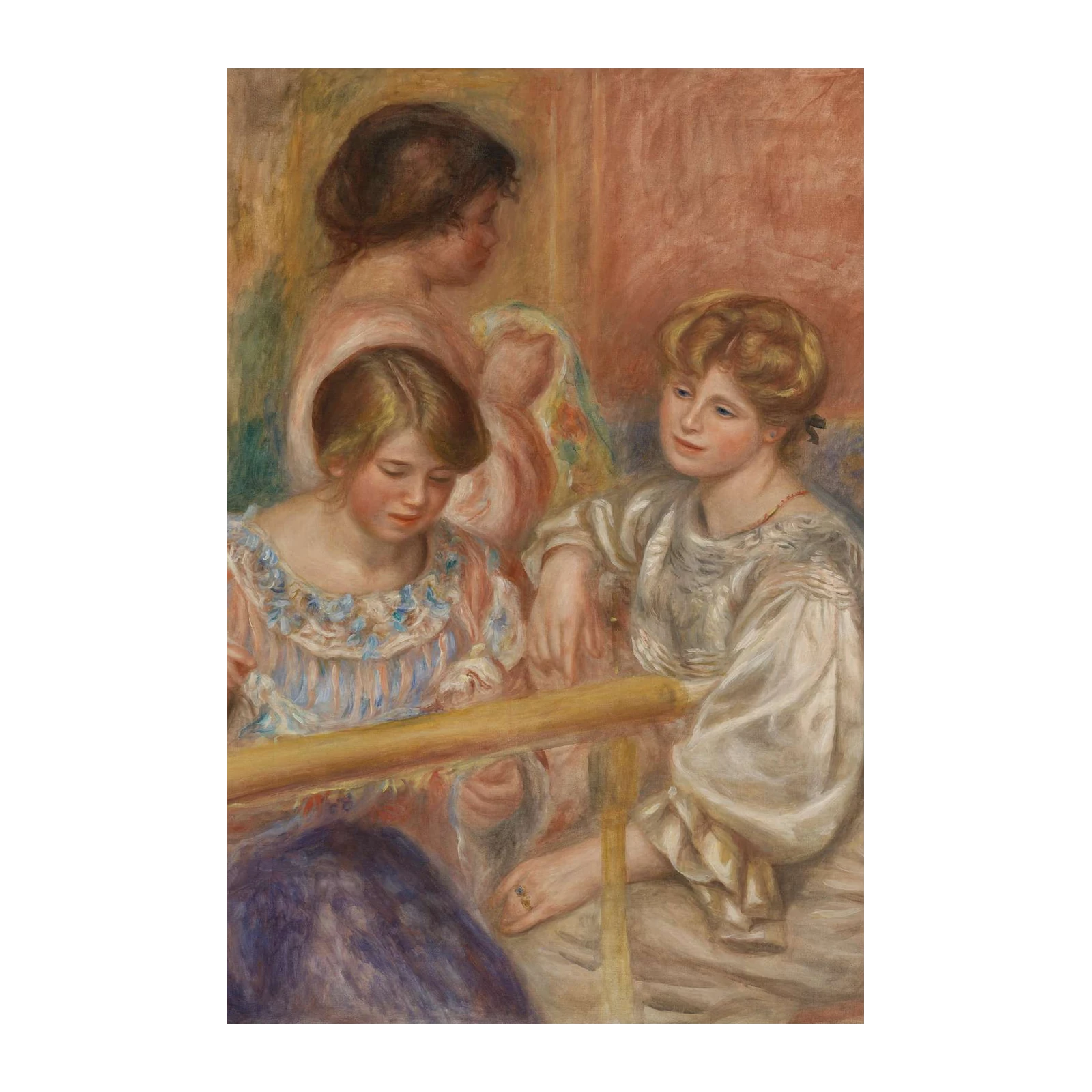 Renoir's Young Girls at the Piano Wall Art
