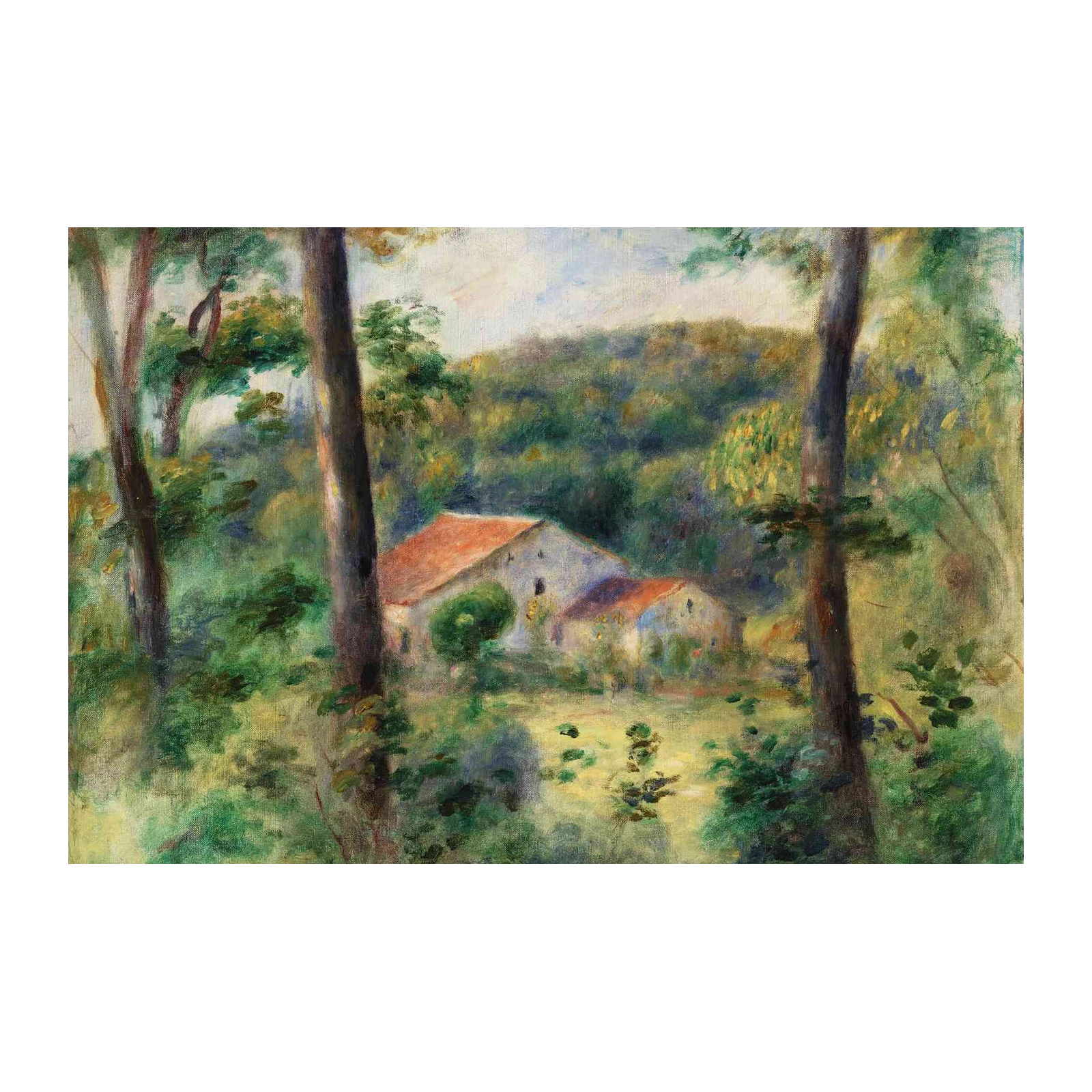 Impressionist French Countryside Farmhouse Wall Art