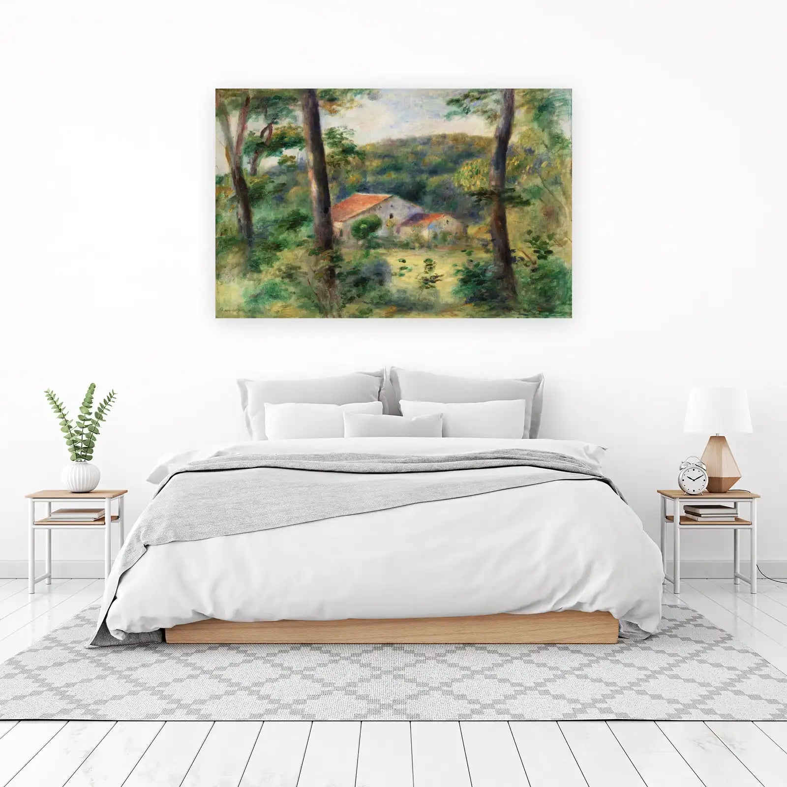 Impressionist French Countryside Farmhouse Wall Art