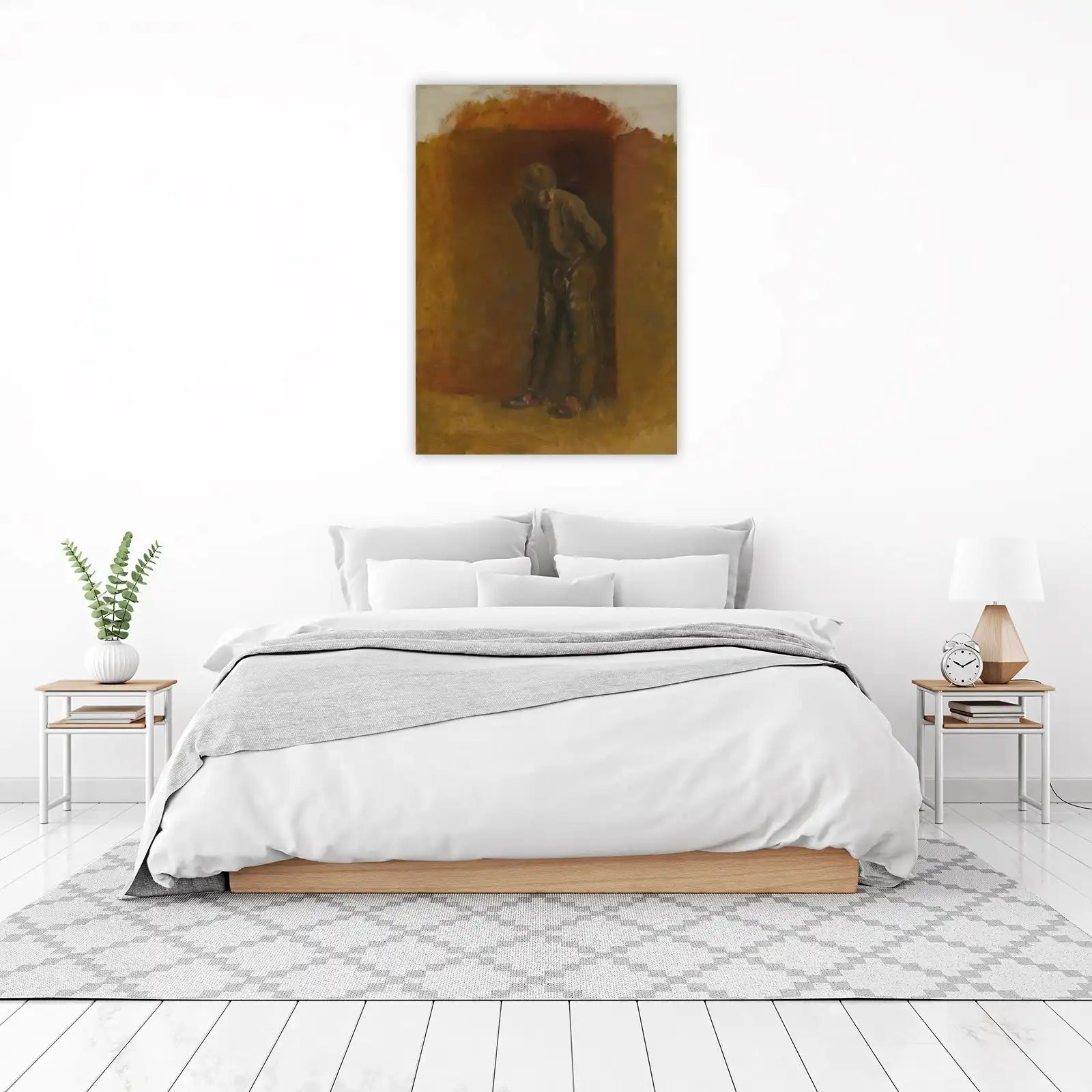 Brooding Figure Impressionist Wall Art Wall Art