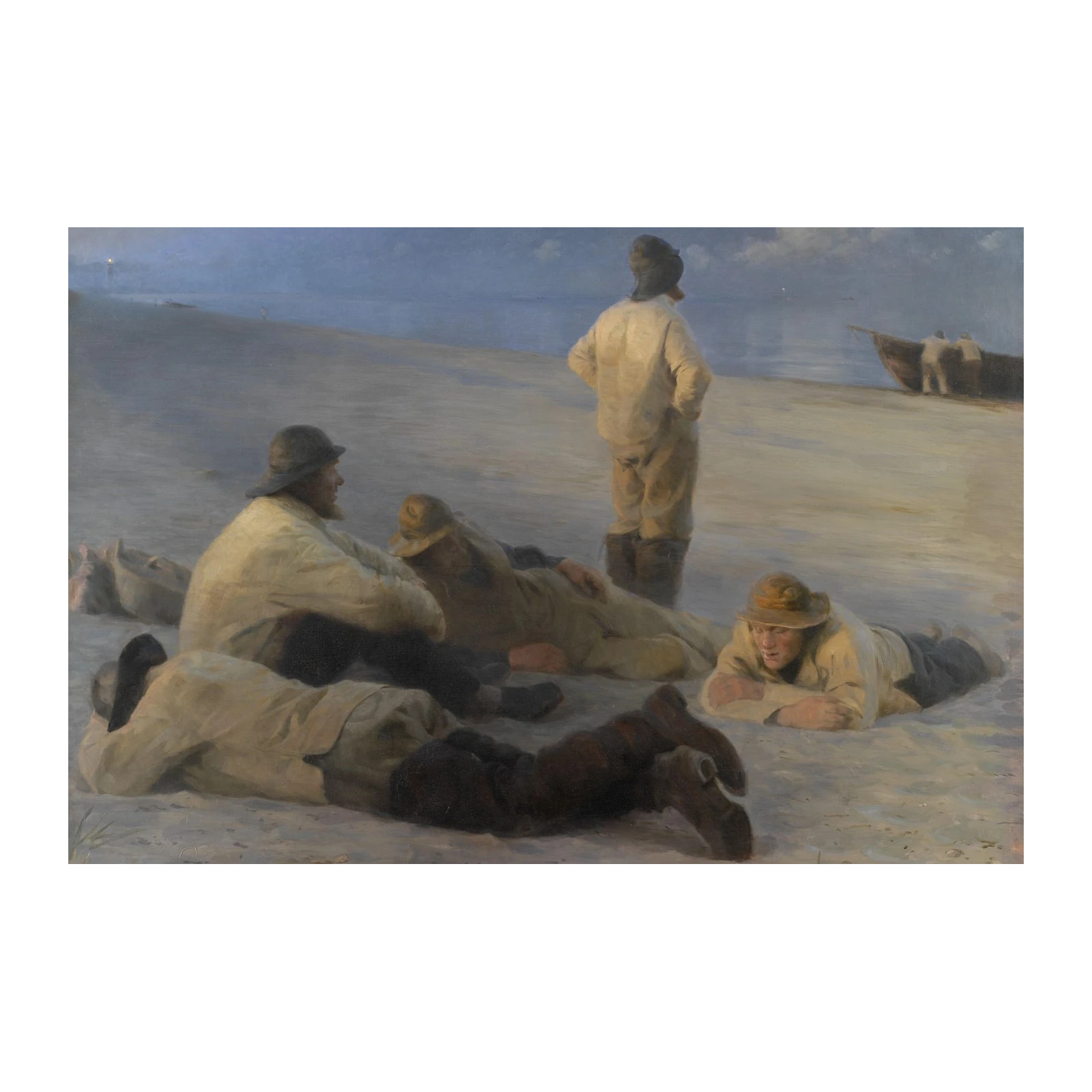 Coastal Serenity Fishermen Wall Art