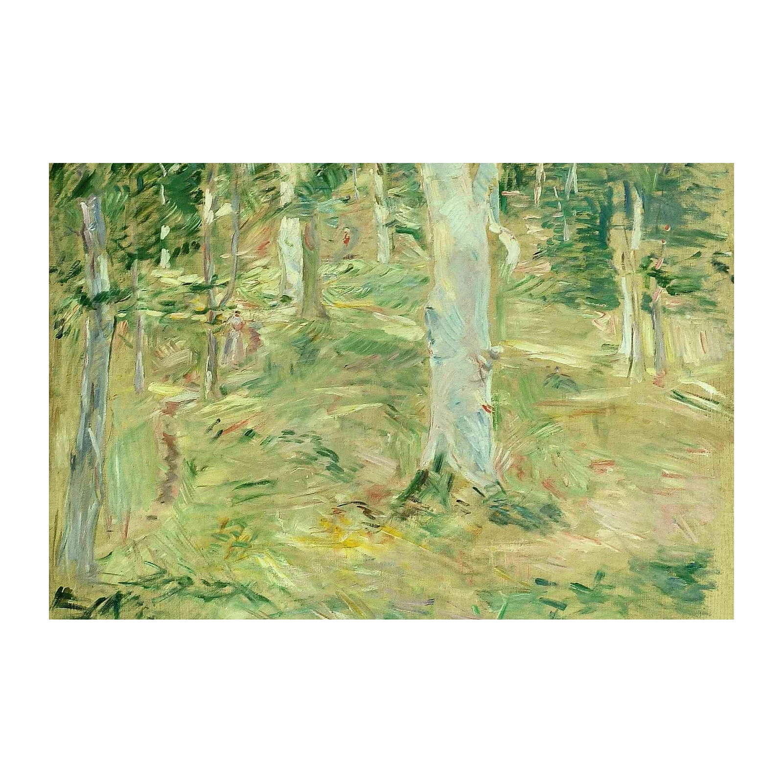 Impressionist Forest Path Wall Art