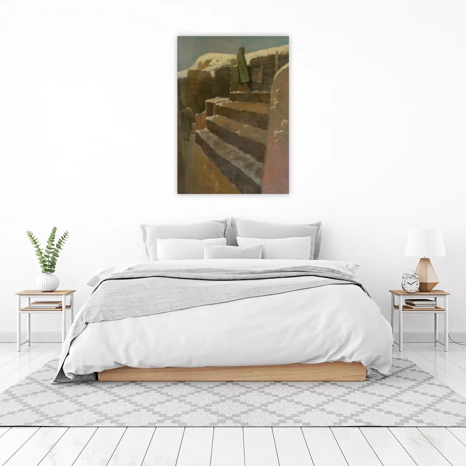 Winter Trench Scene Wall Art
