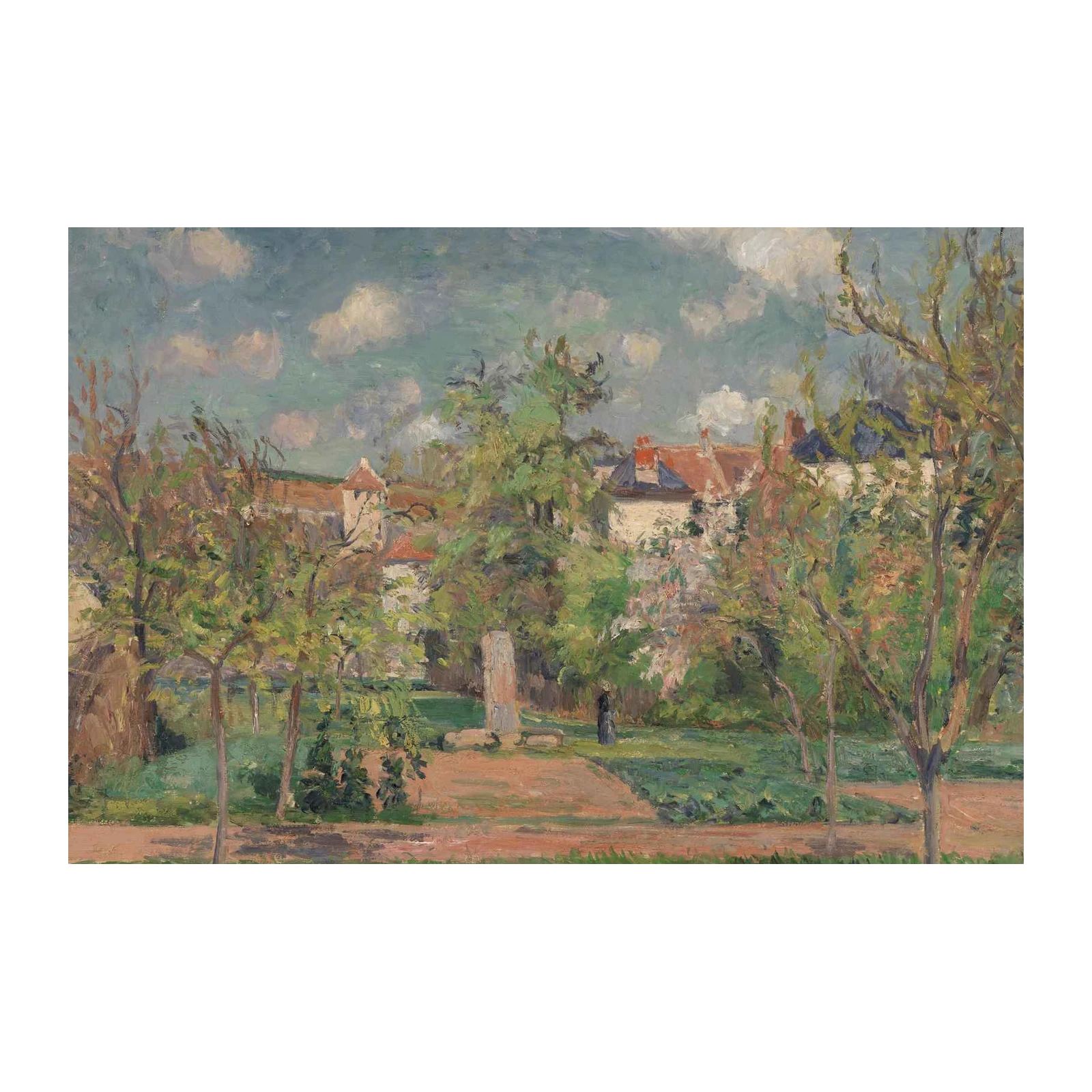 Impressionist Garden Landscape Wall Art