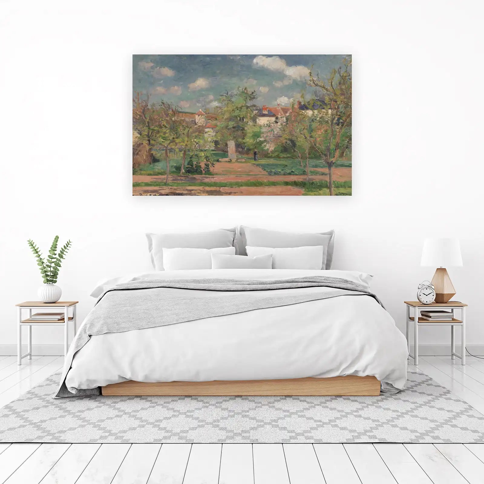 Impressionist Garden Landscape Wall Art