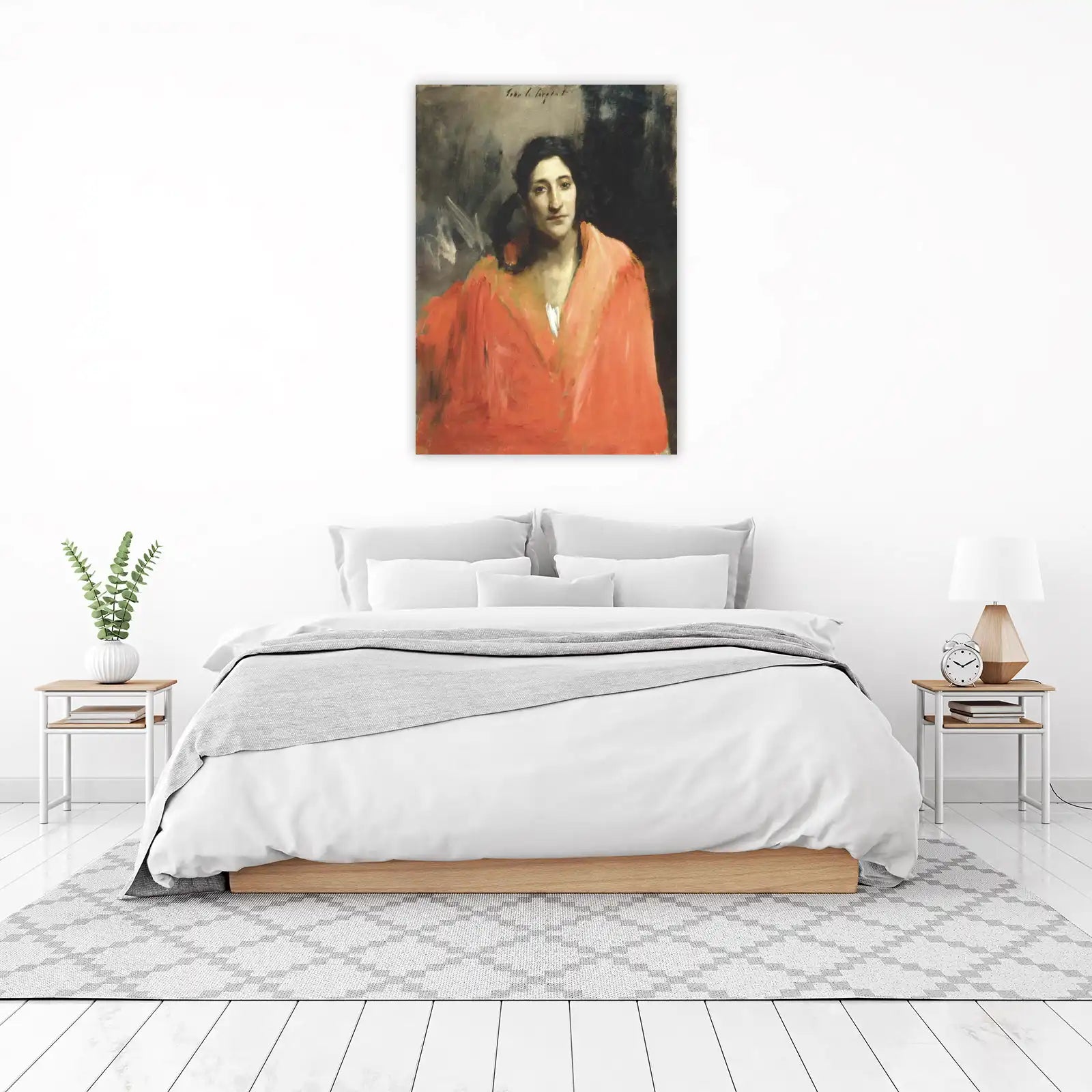 Vibrant Portrait of a Woman Wall Art